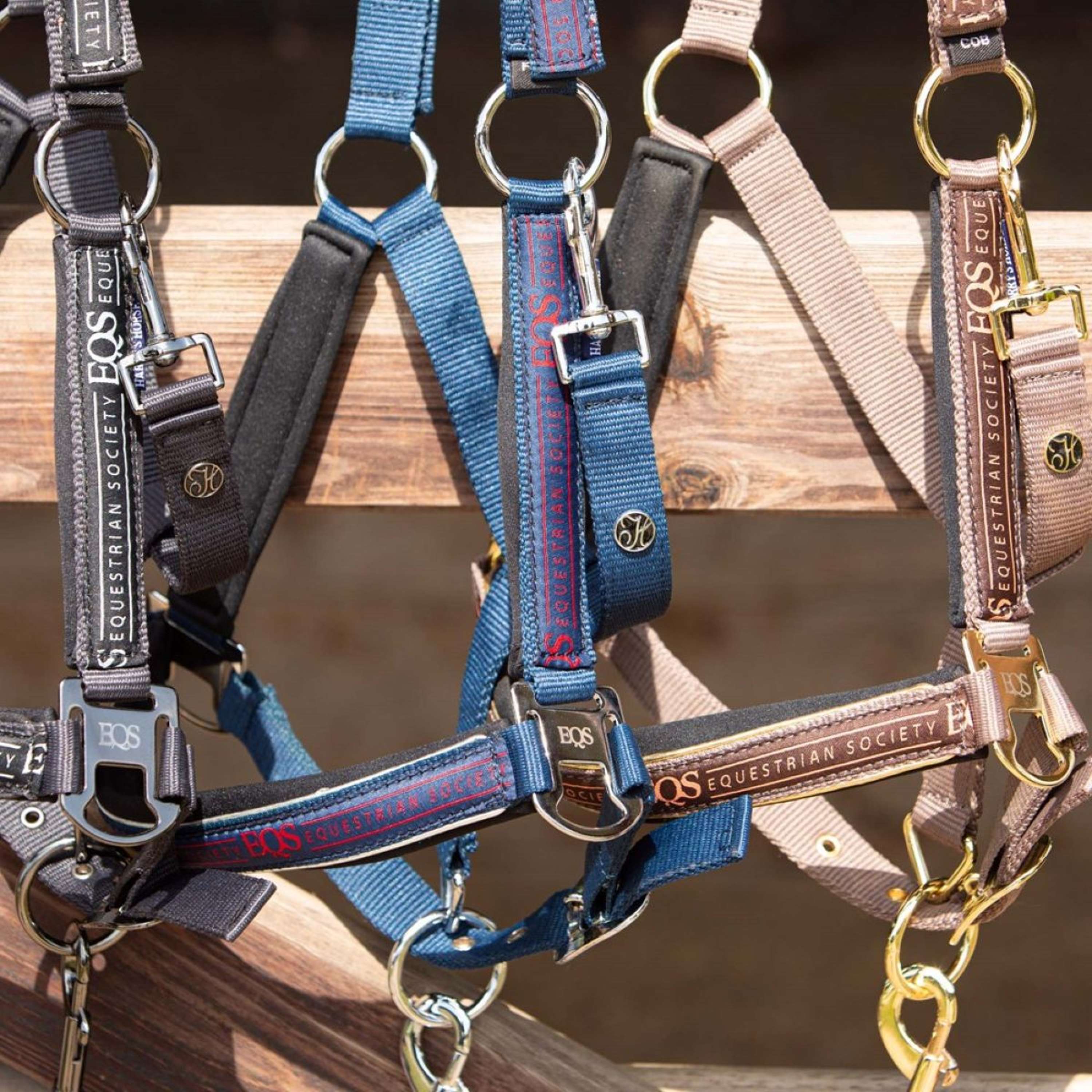 Harry's Horse Halfterset Equestrian Society Black Sand - Image 3