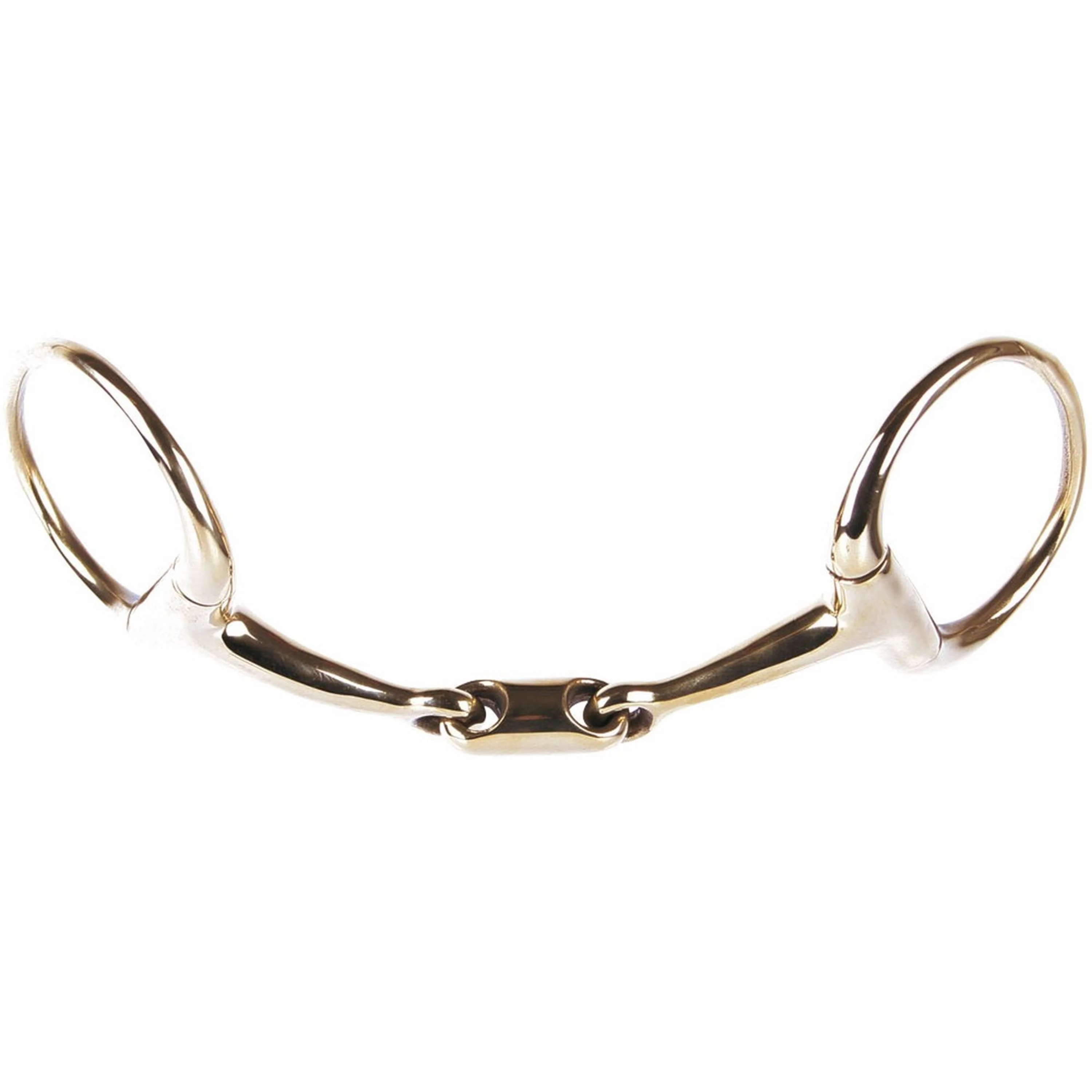 Harry's Horse Olivenkopftrense Gold Doppelt Gebrochen Oval - Image 2