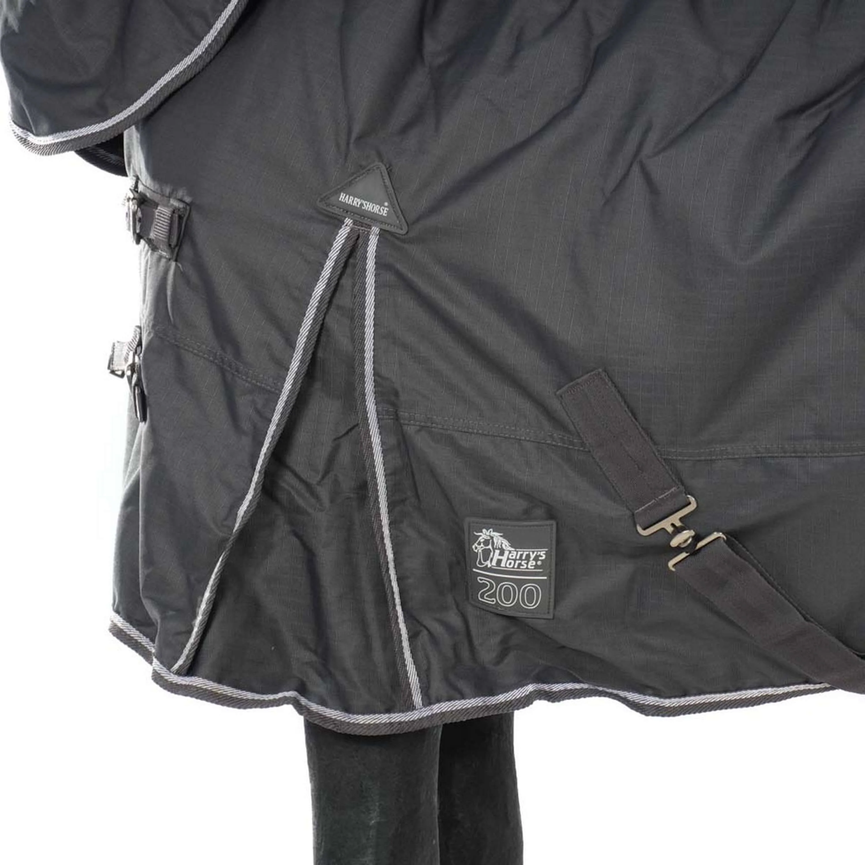 Harry's Horse Outdoordecke Thor 200g mit Hals Ebenholz - Image 5