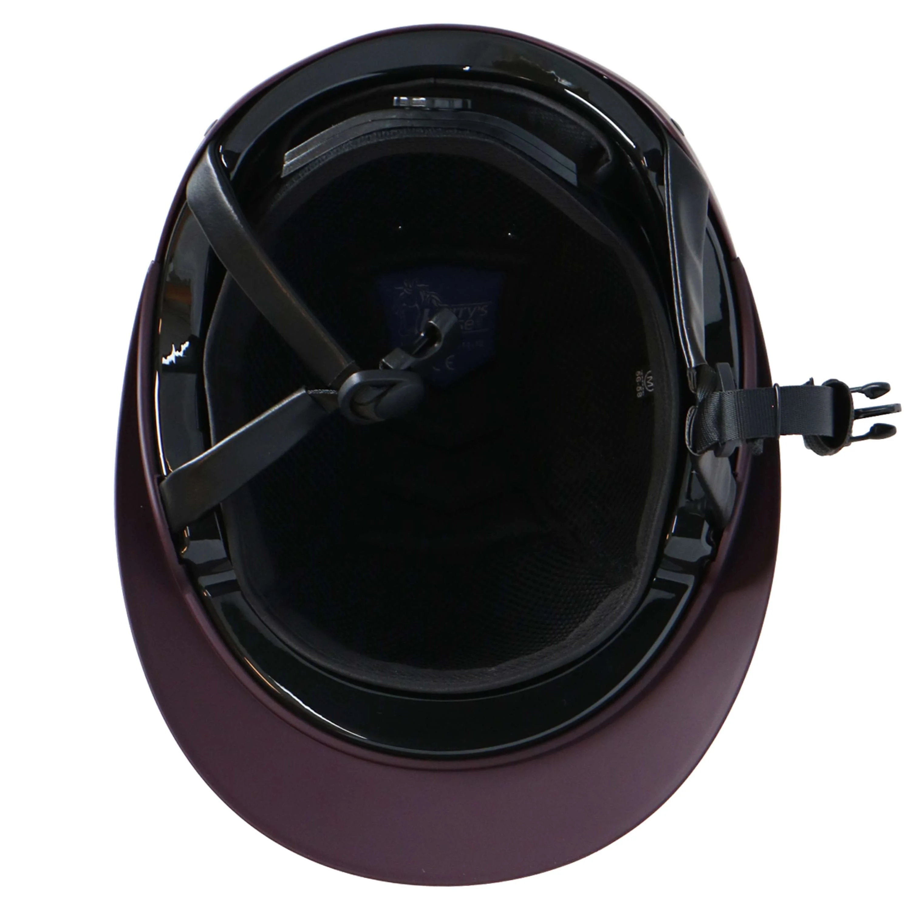 Harry's Horse Reithelm Mont Blanc Sparkle Bordeaux/Rosegold - Image 7