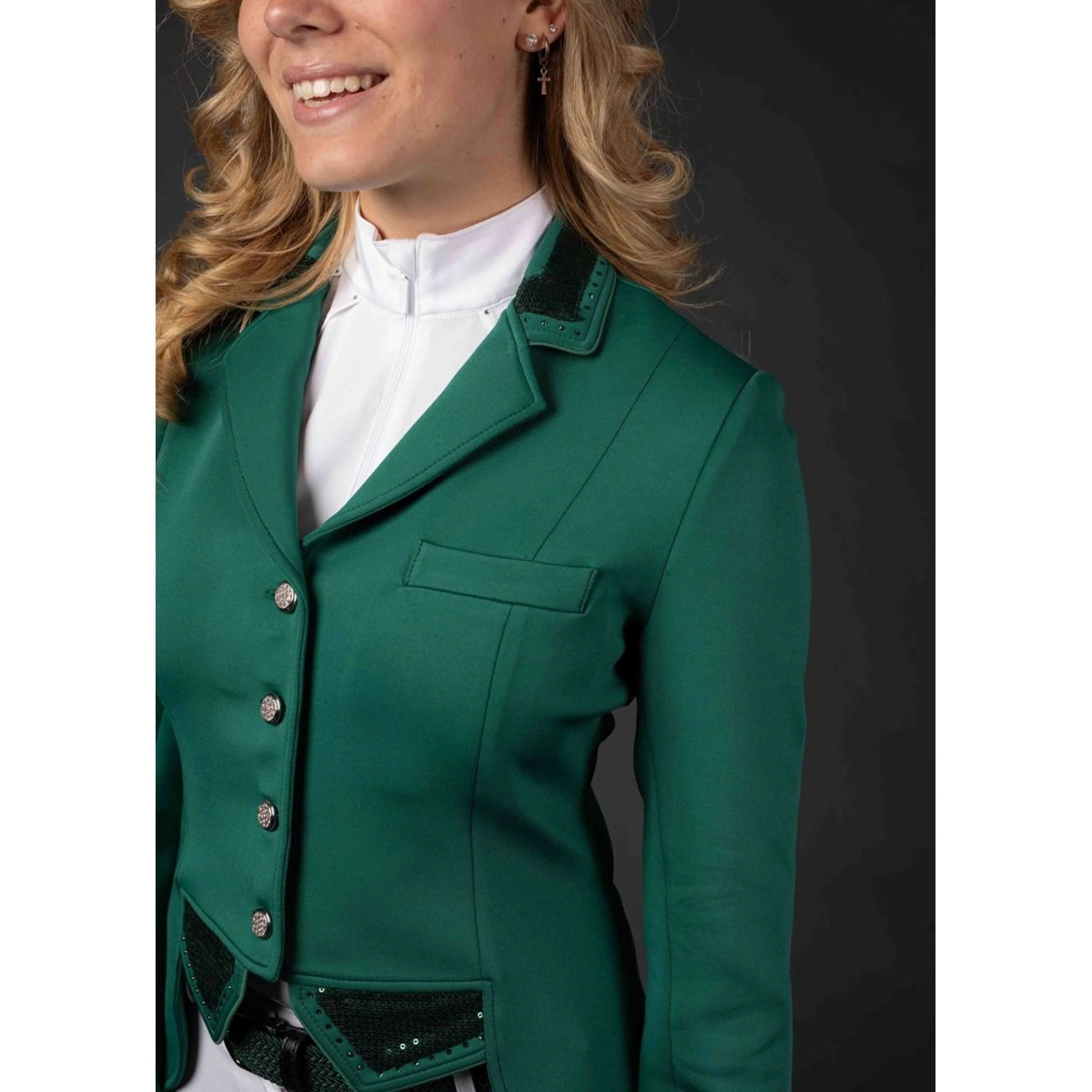 Harry's Horse Reitjacke Montpellier Grün - Image 4