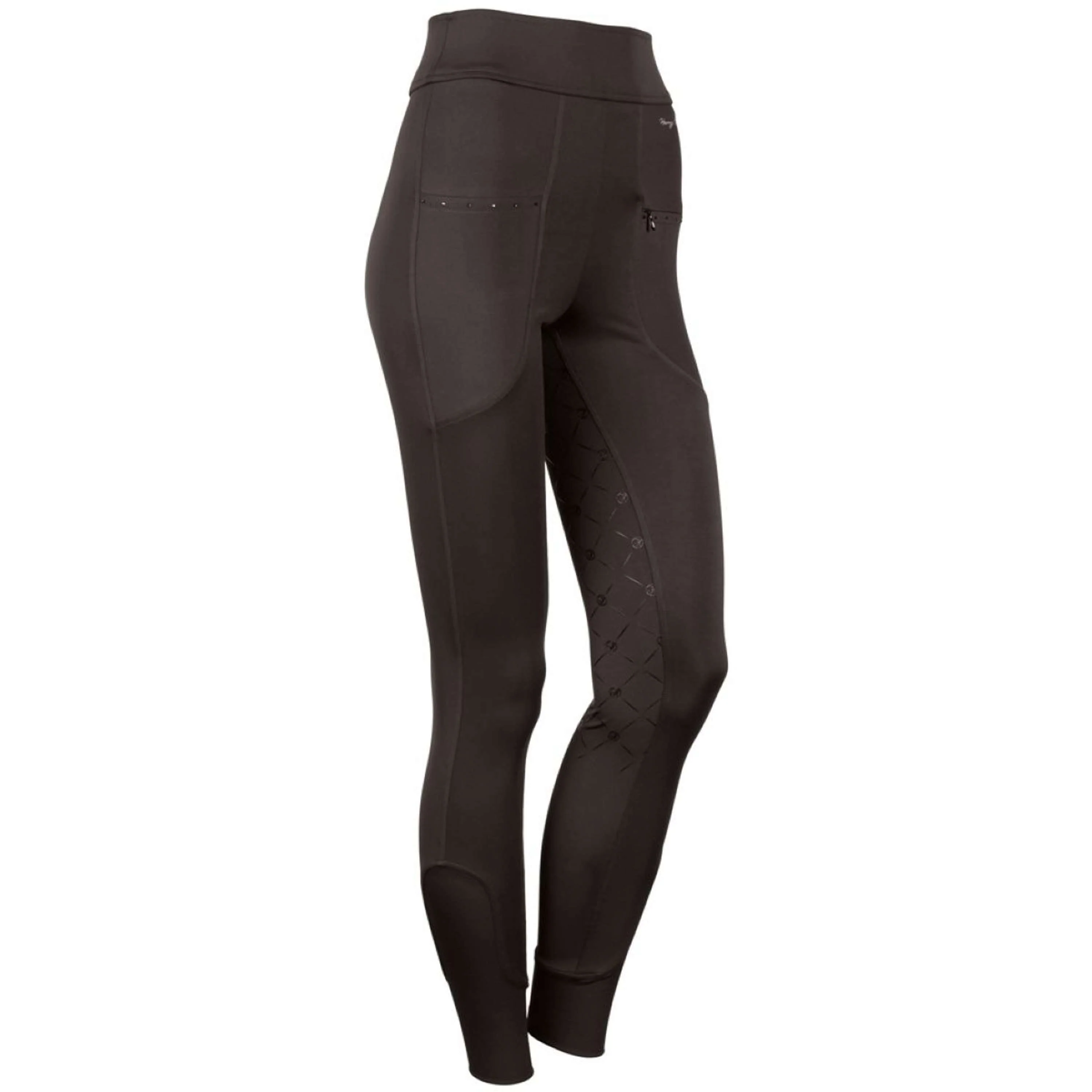 Harry's Horse Reitleggings Equitights Rookie Full Grip Braun - Image 3