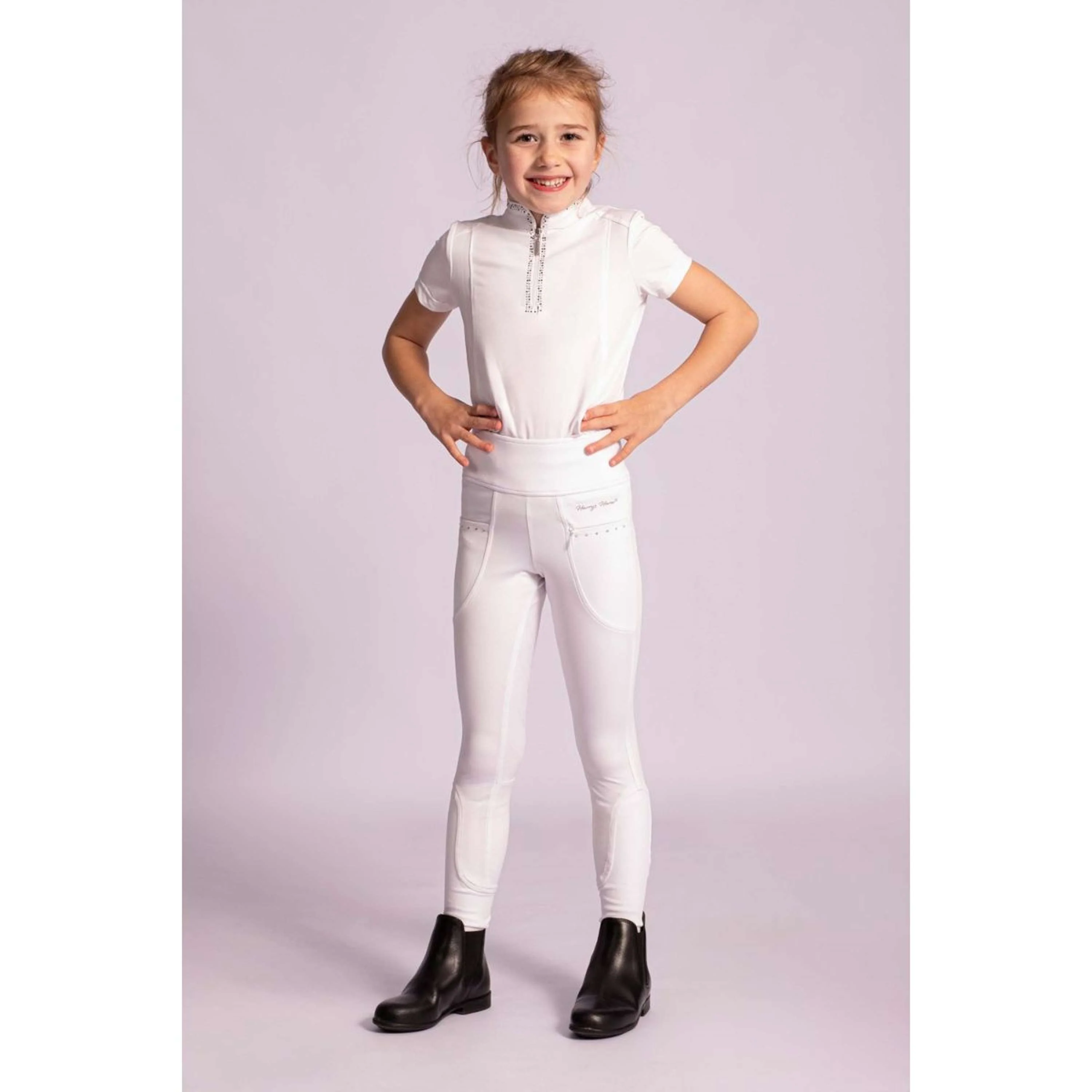 Harry's Horse Reitleggings Equitights Rookie Full Grip Weiß - Image 2