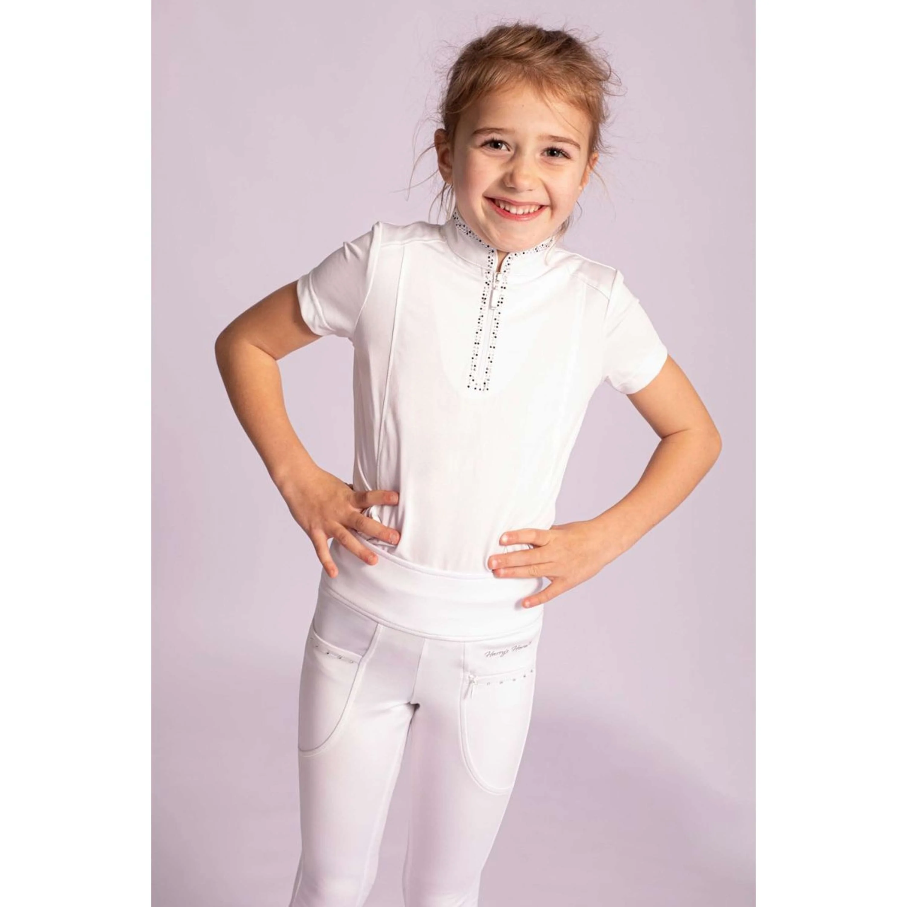 Harry's Horse Reitleggings Equitights Rookie Full Grip Weiß - Image 3