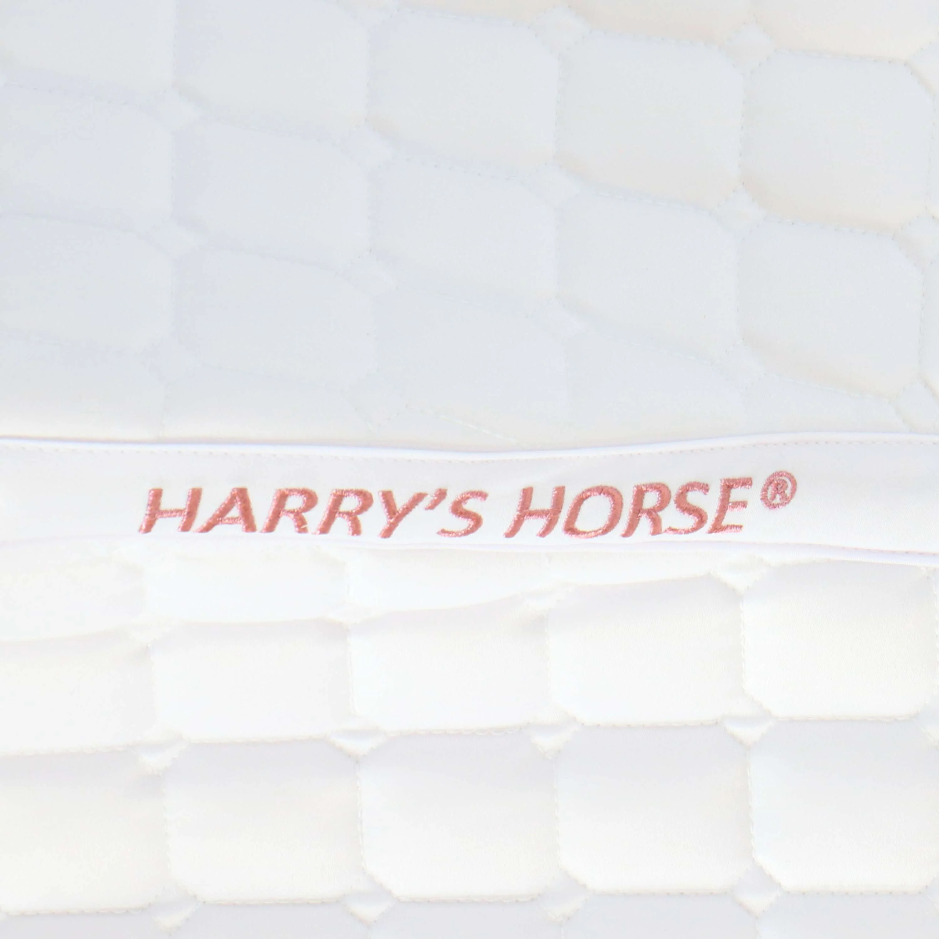 Harry's Horse Schabracke Reverso Logo Competition Vielseitigkeit Weiß/Rosegold - Image 6