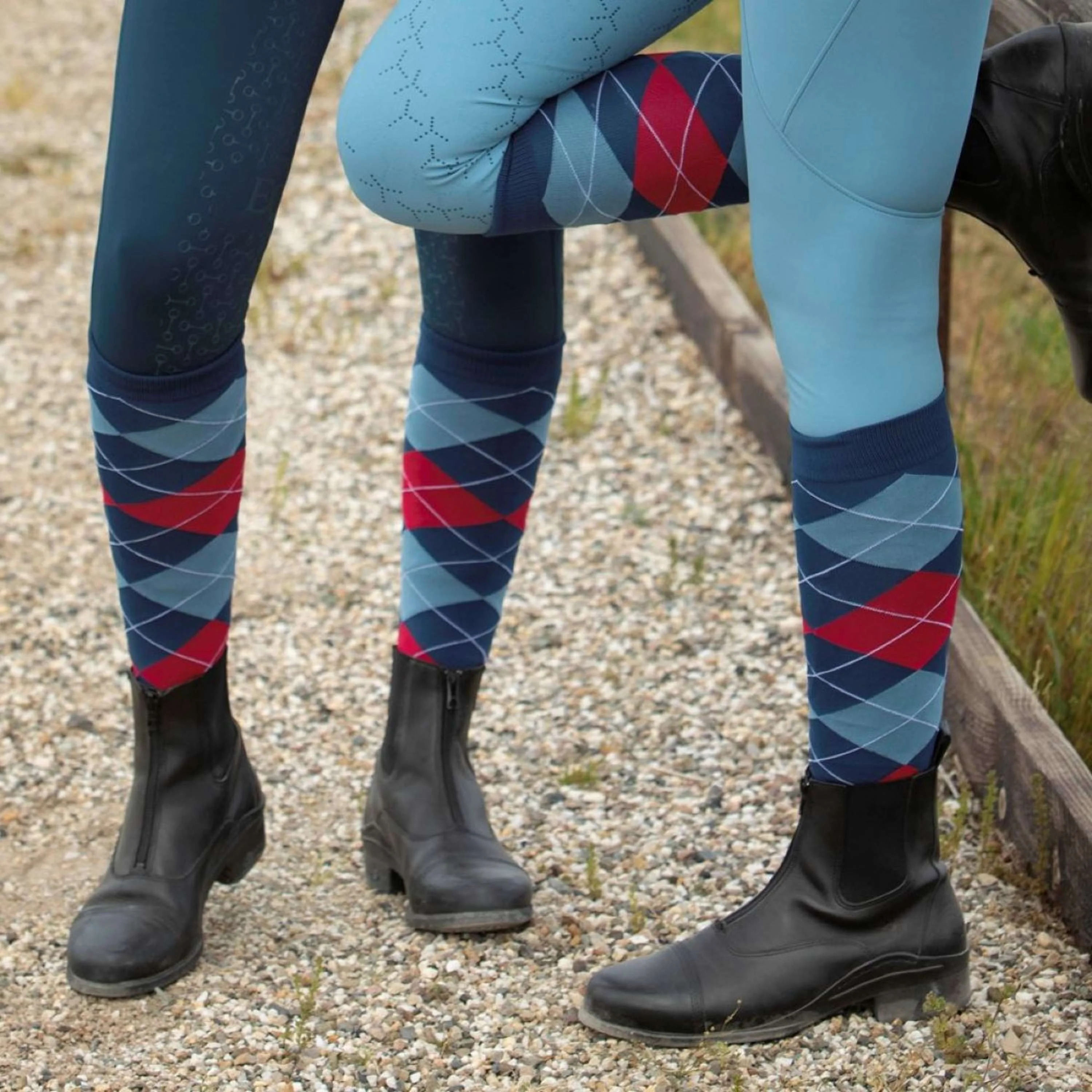 Harry's Horse Socken Check Moonlit Ocean - Image 2