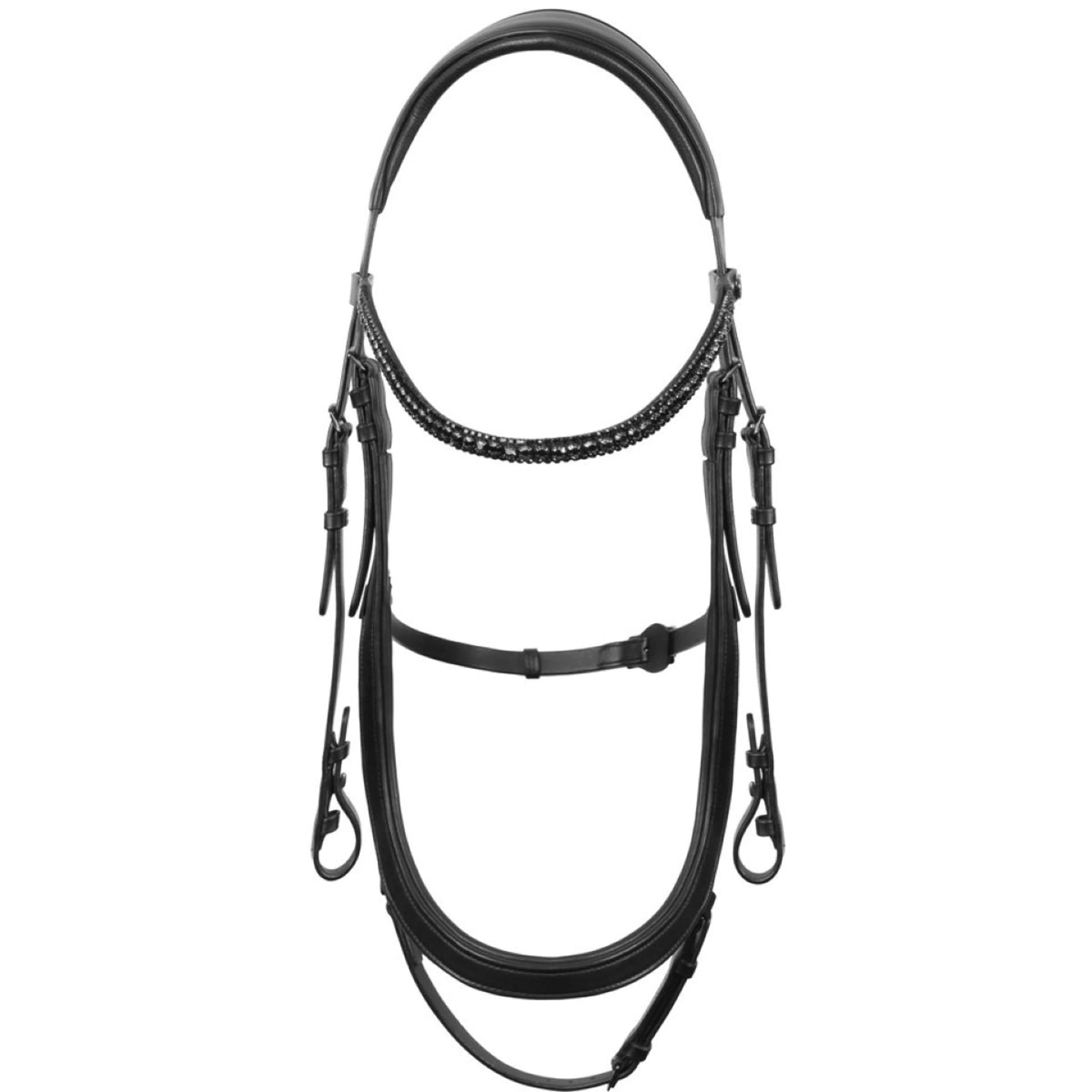 Harry's Horse Zaum Anatomic Black Crystal Schwarz - Image 7