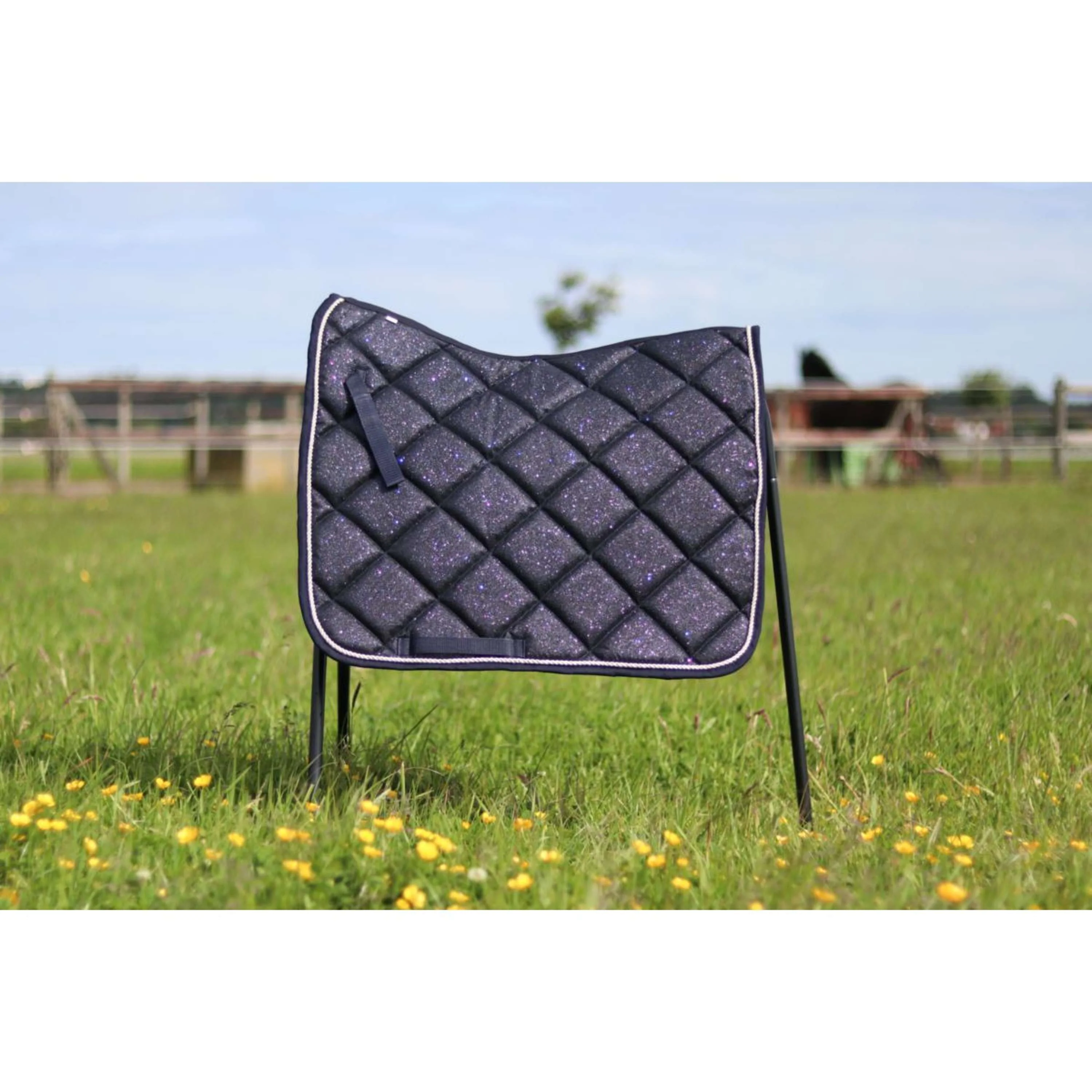 HB Schabracke Sparkling Glitter Springen Navy - Image 2