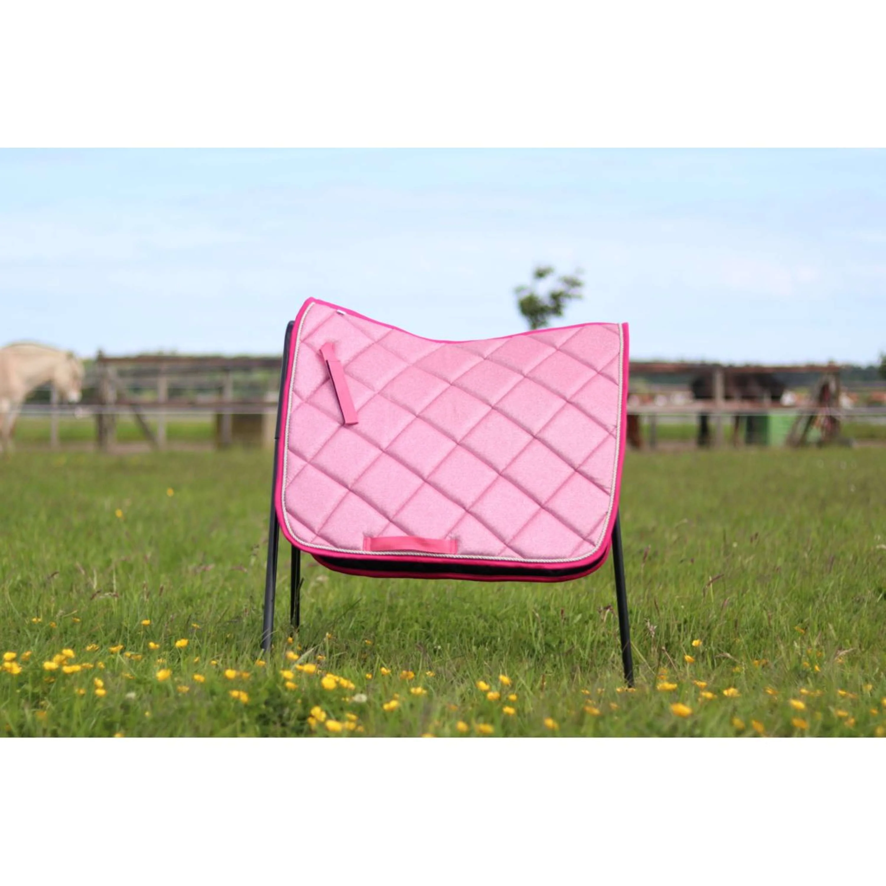 HB Schabracke Sparkling Glitter Springen Rosa - Image 2