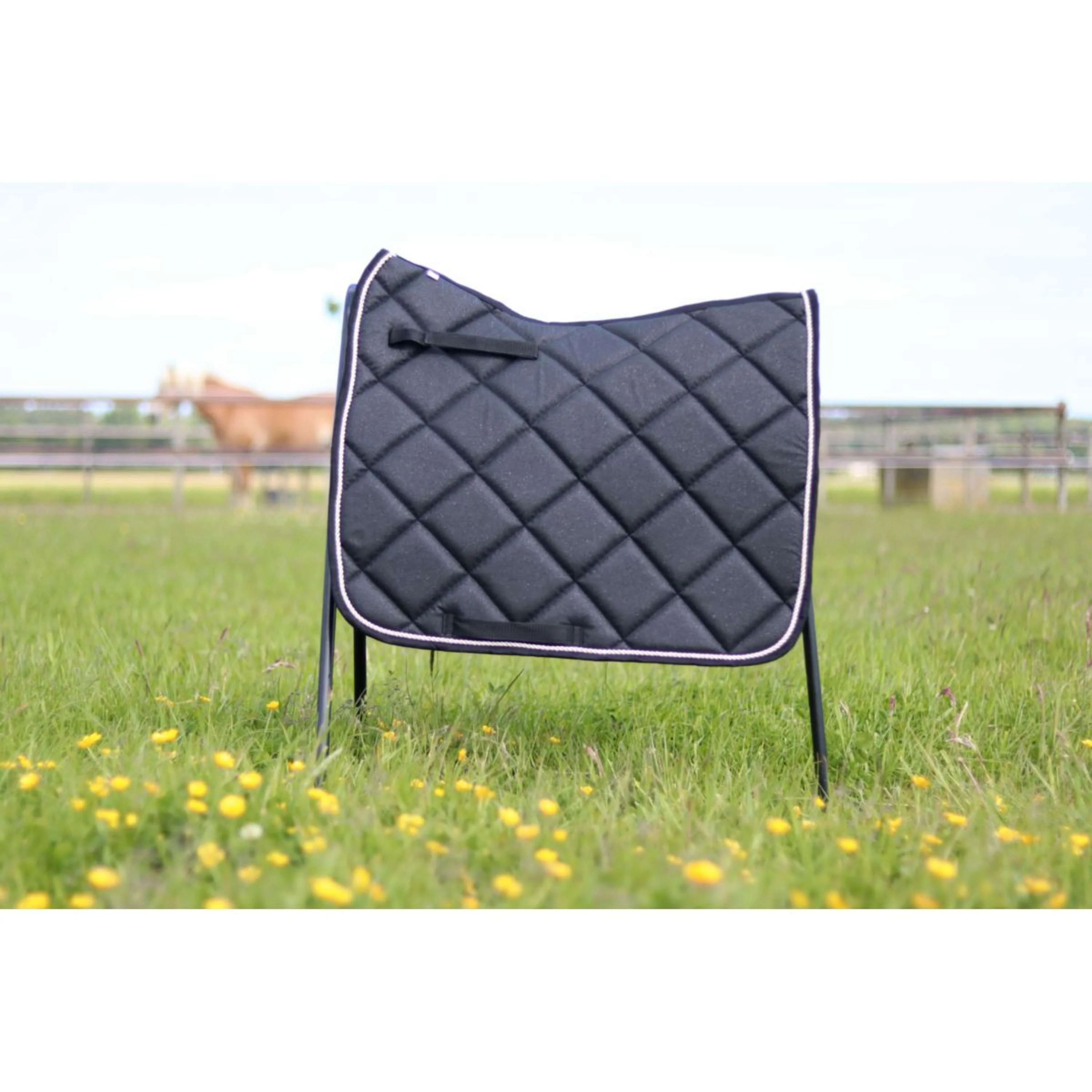HB Schabracke Sparkling Glitter Springen Schwarz - Image 2