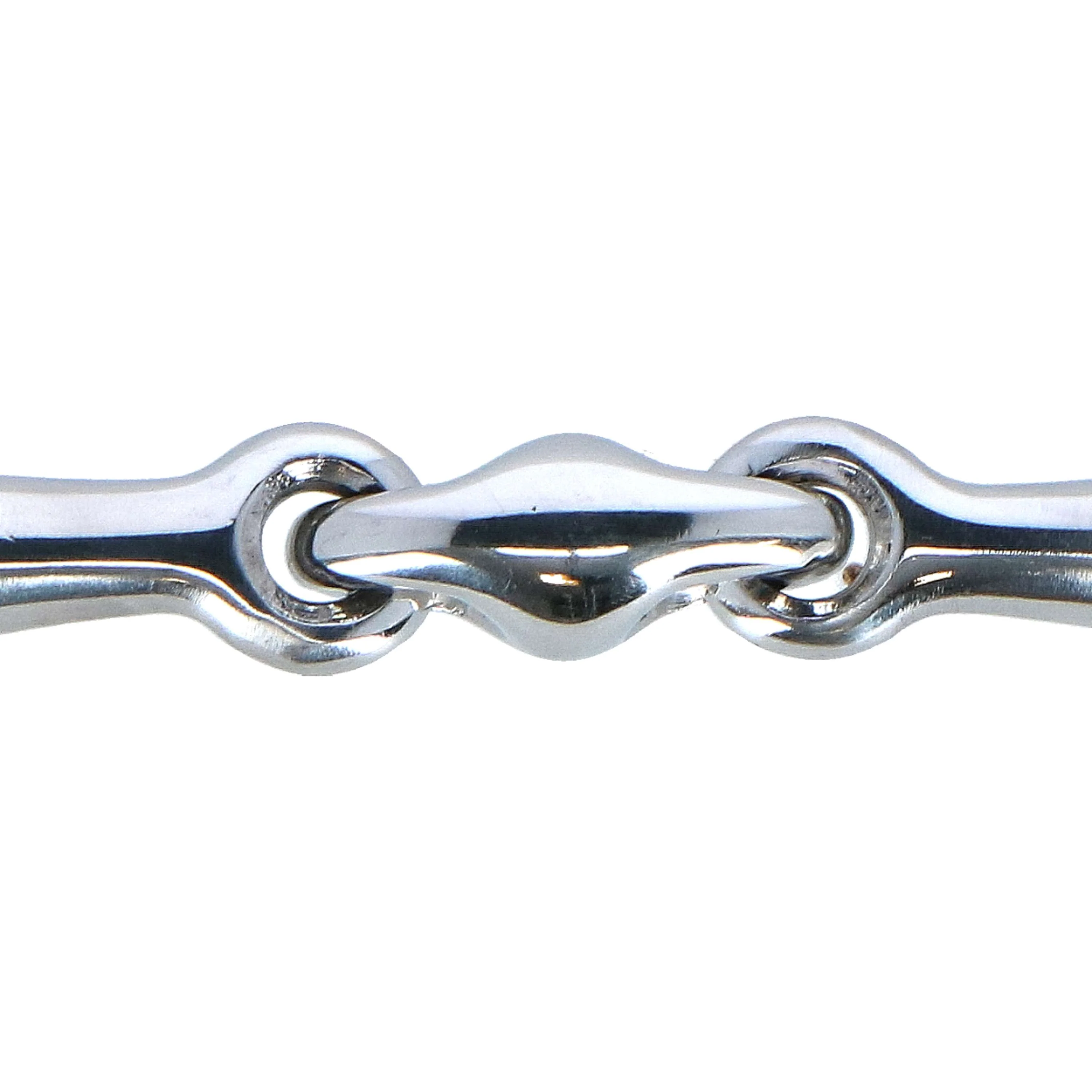 HKM Doppelt gebrochenes Gebiss, 16 mm aus Edelstahl Edelstahl - Image 2