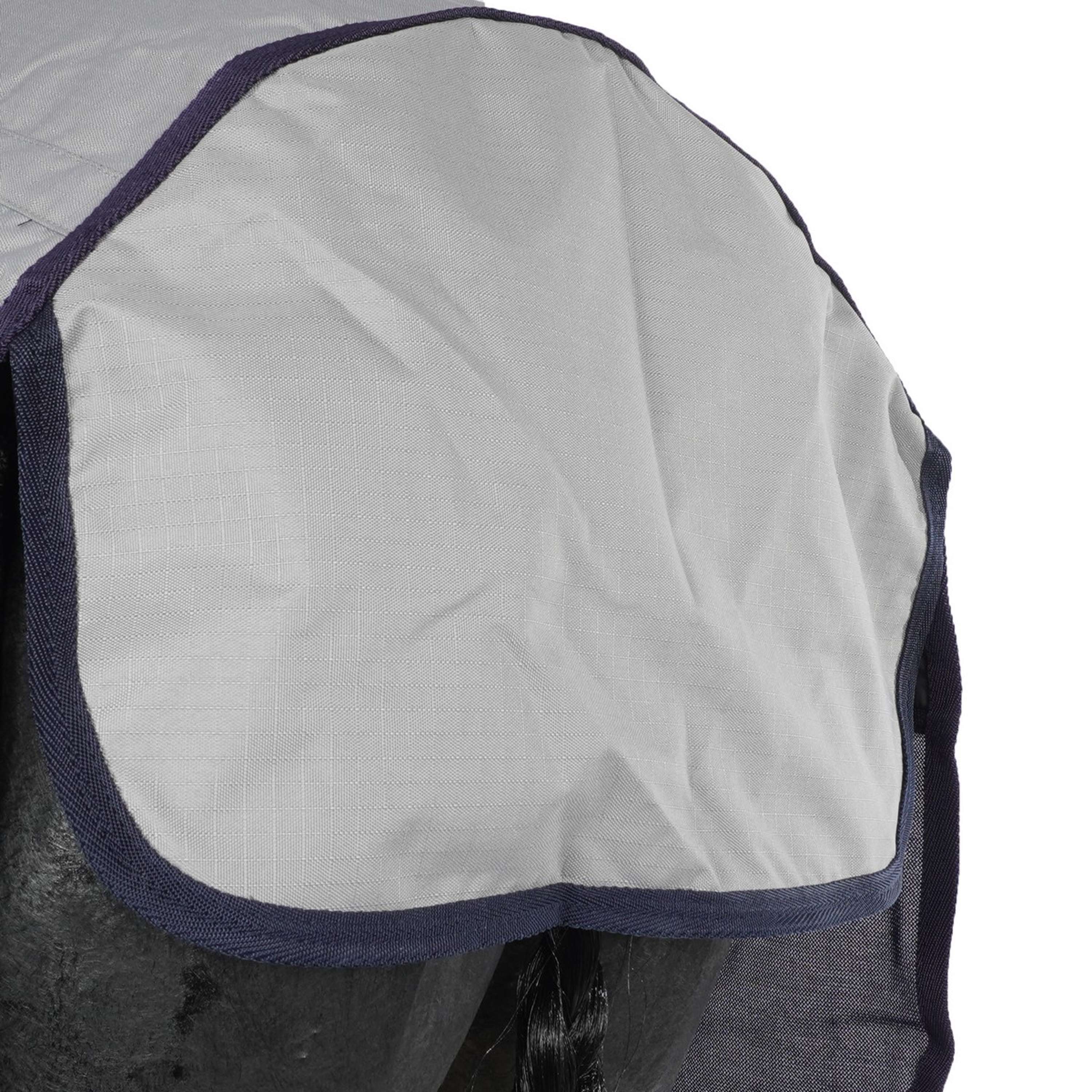 HKM Fliegendecke Rain Dunkelblau/Grau - Image 8