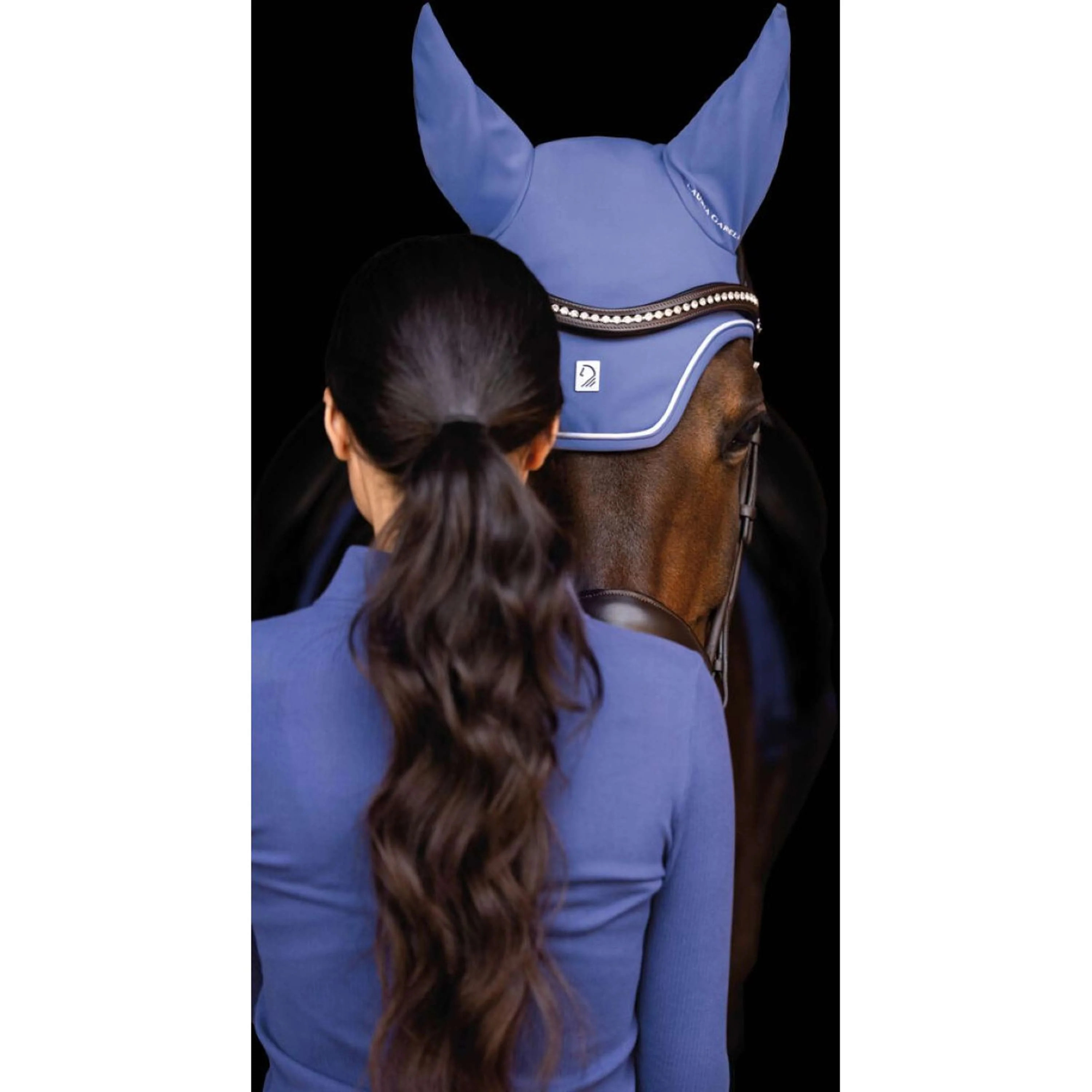 HKM Fliegenhaube Livignio Lauria Garelli Soft Indigo - Image 2