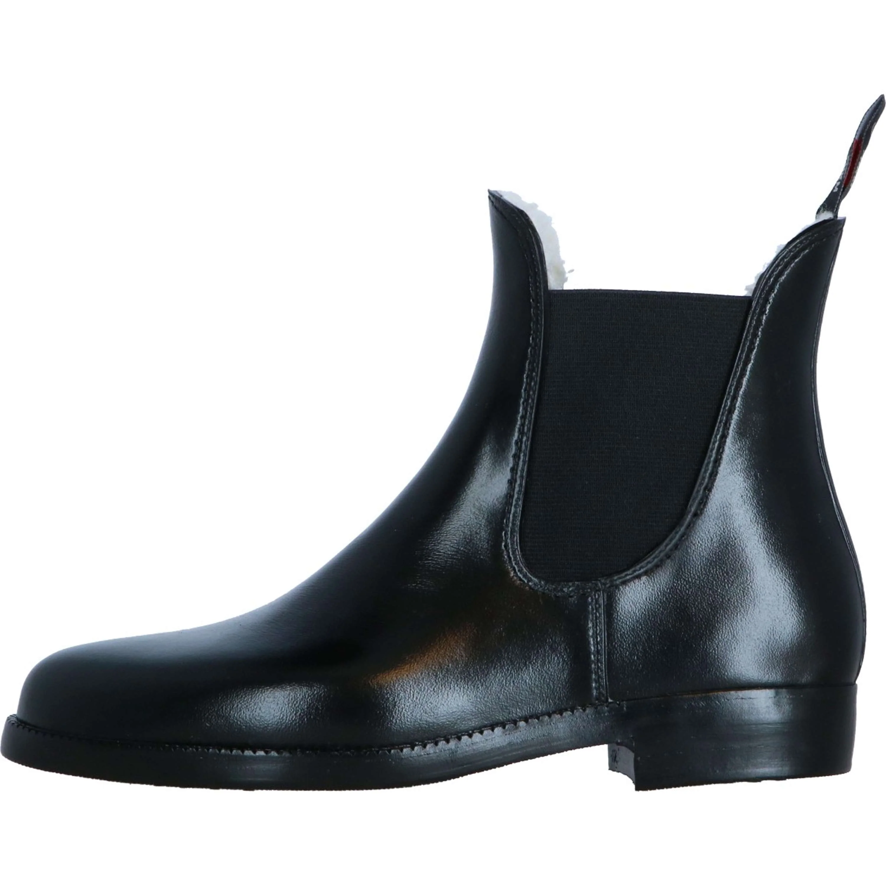 HKM Jodhpurgummistiefel soft/weit mit Teddyfutter Schwarz - Image 2