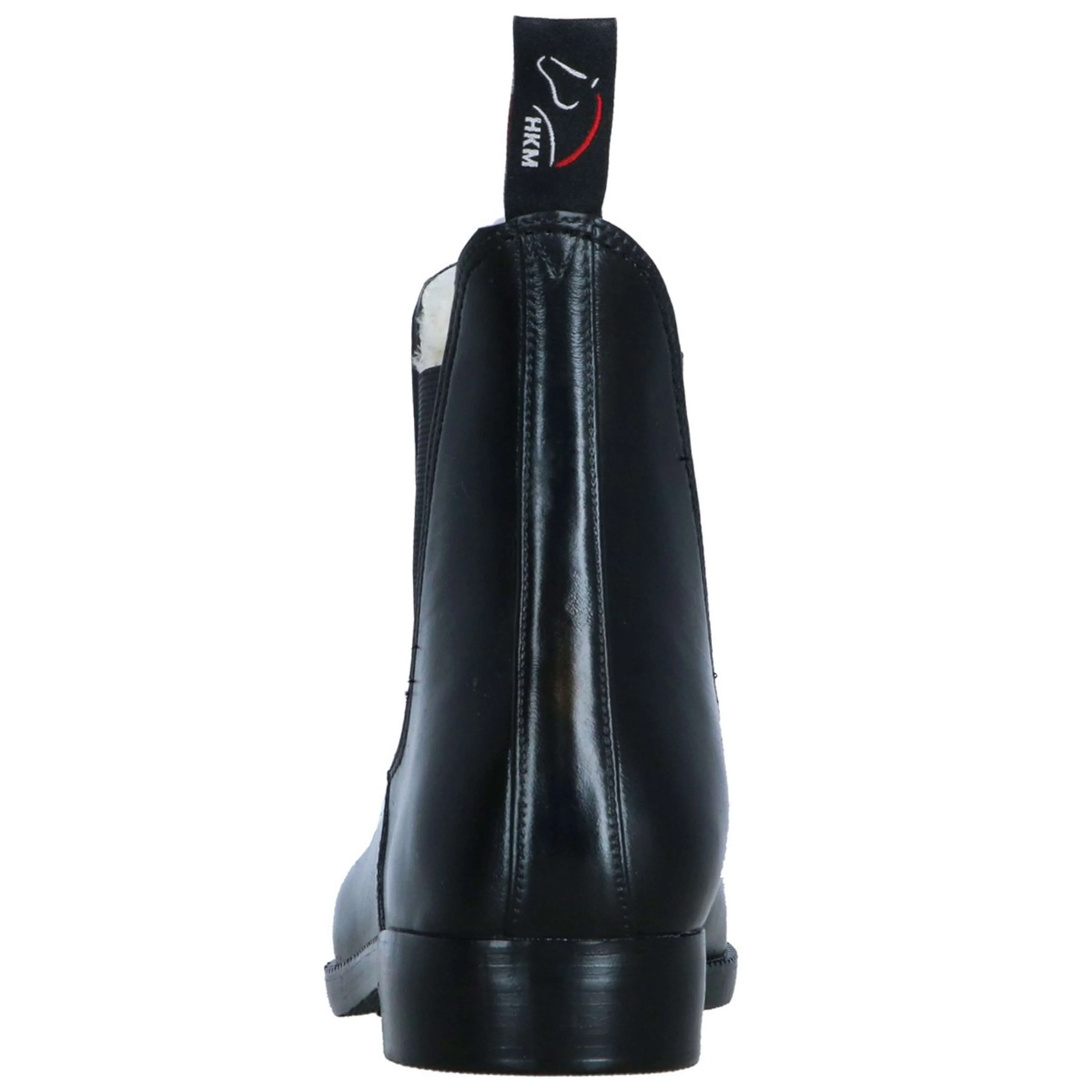 HKM Jodhpurgummistiefel soft/weit mit Teddyfutter Schwarz - Image 4
