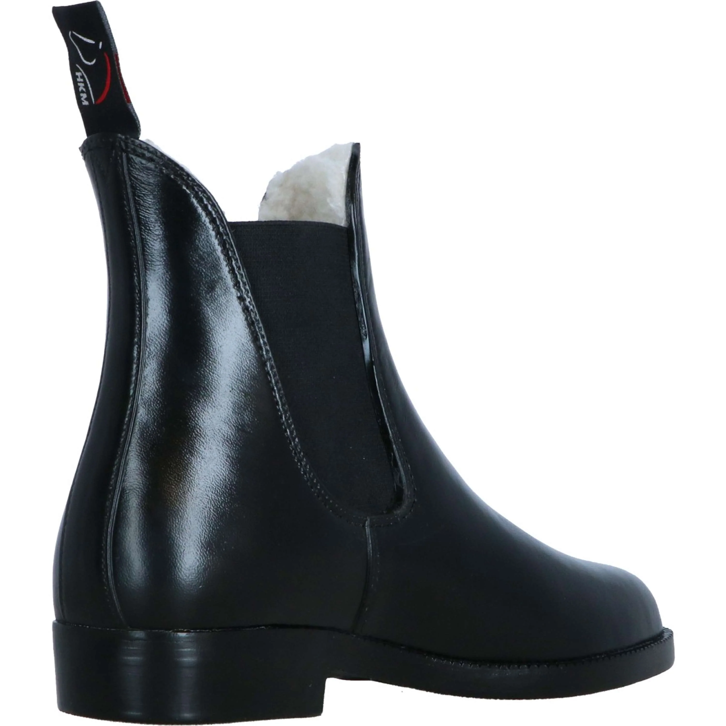 HKM Jodhpurgummistiefel soft/weit mit Teddyfutter Schwarz - Image 5