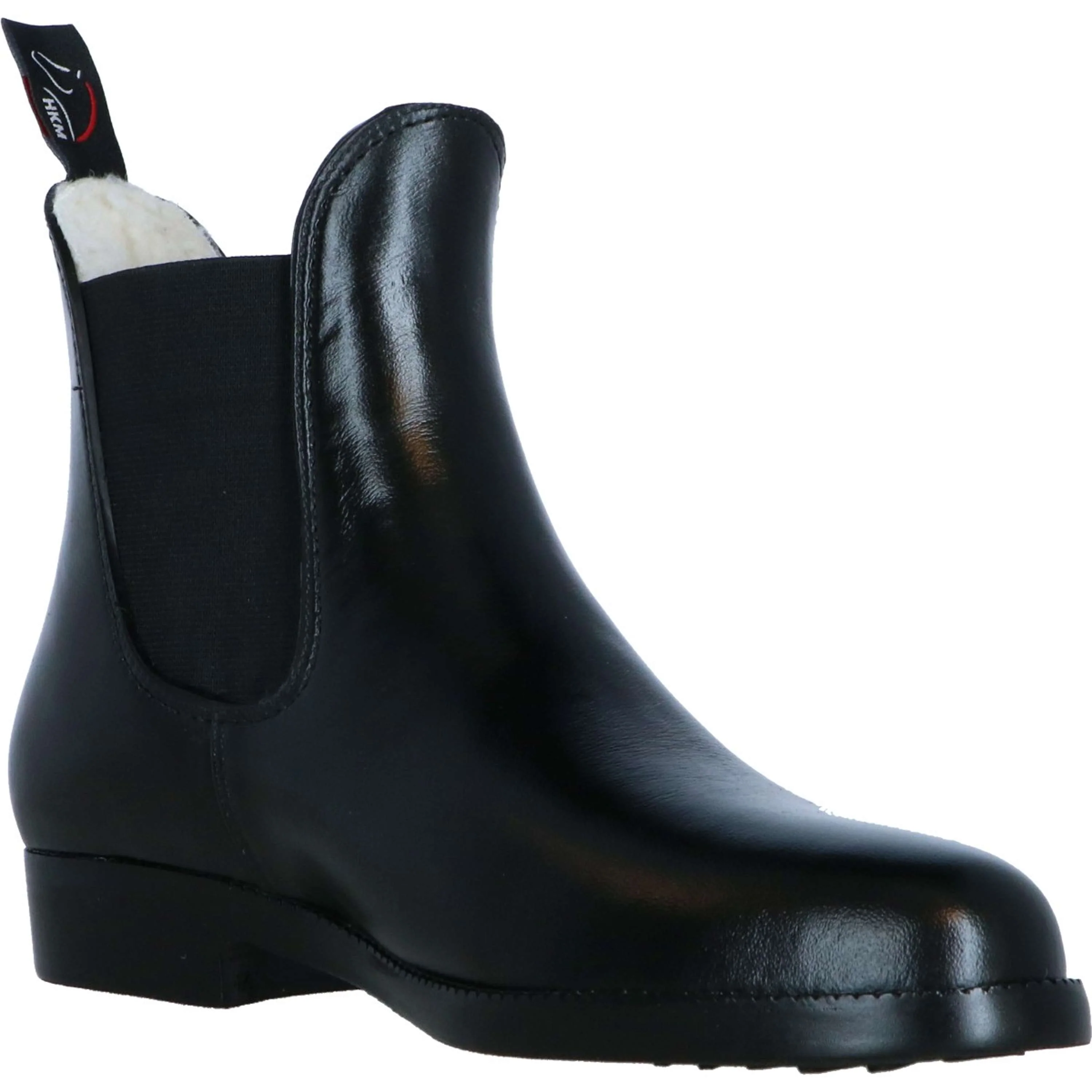 HKM Jodhpurgummistiefel soft/weit mit Teddyfutter Schwarz - Image 7