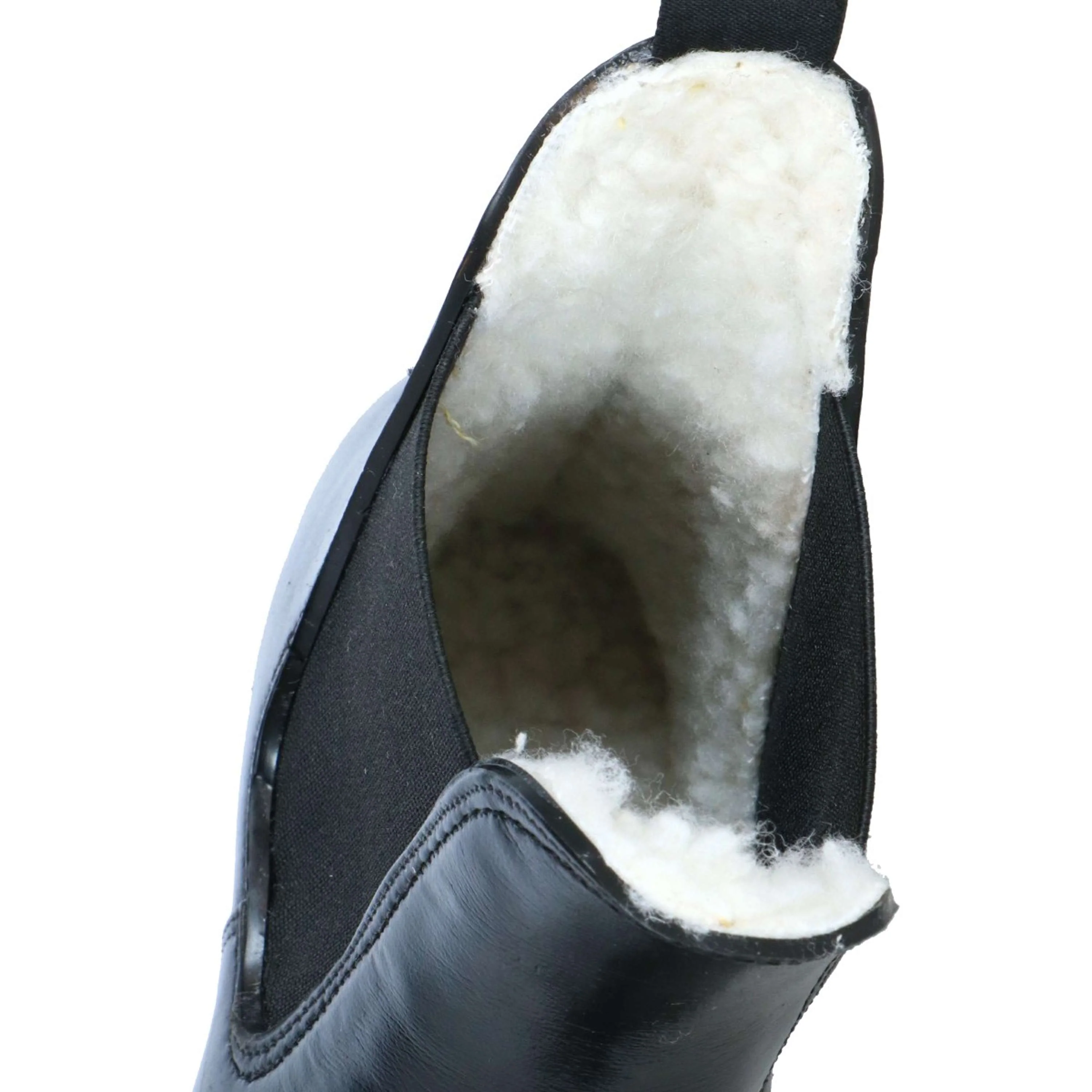HKM Jodhpurgummistiefel soft/weit mit Teddyfutter Schwarz - Image 9