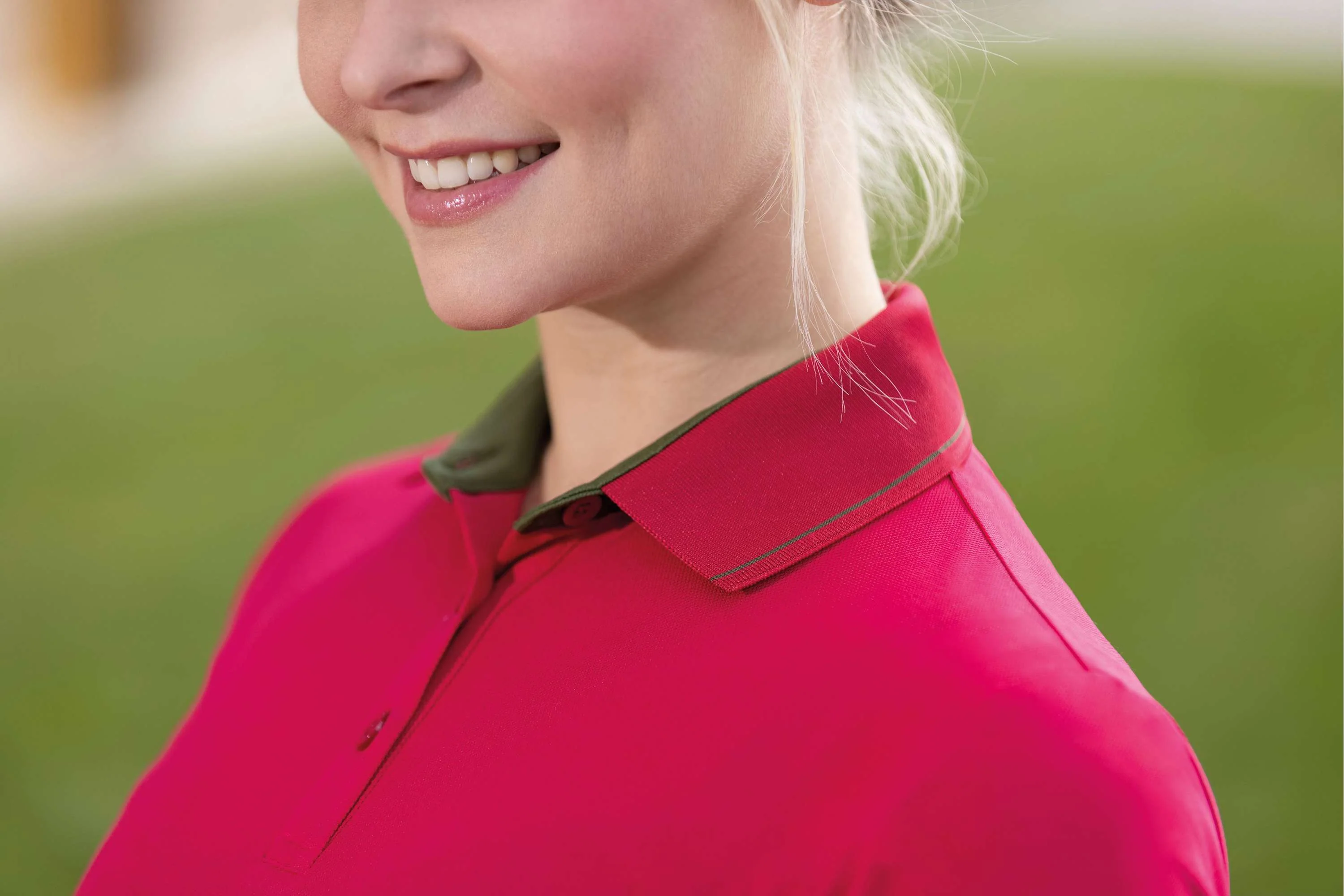 HKM Poloshirt Classico Cranberry - Image 3