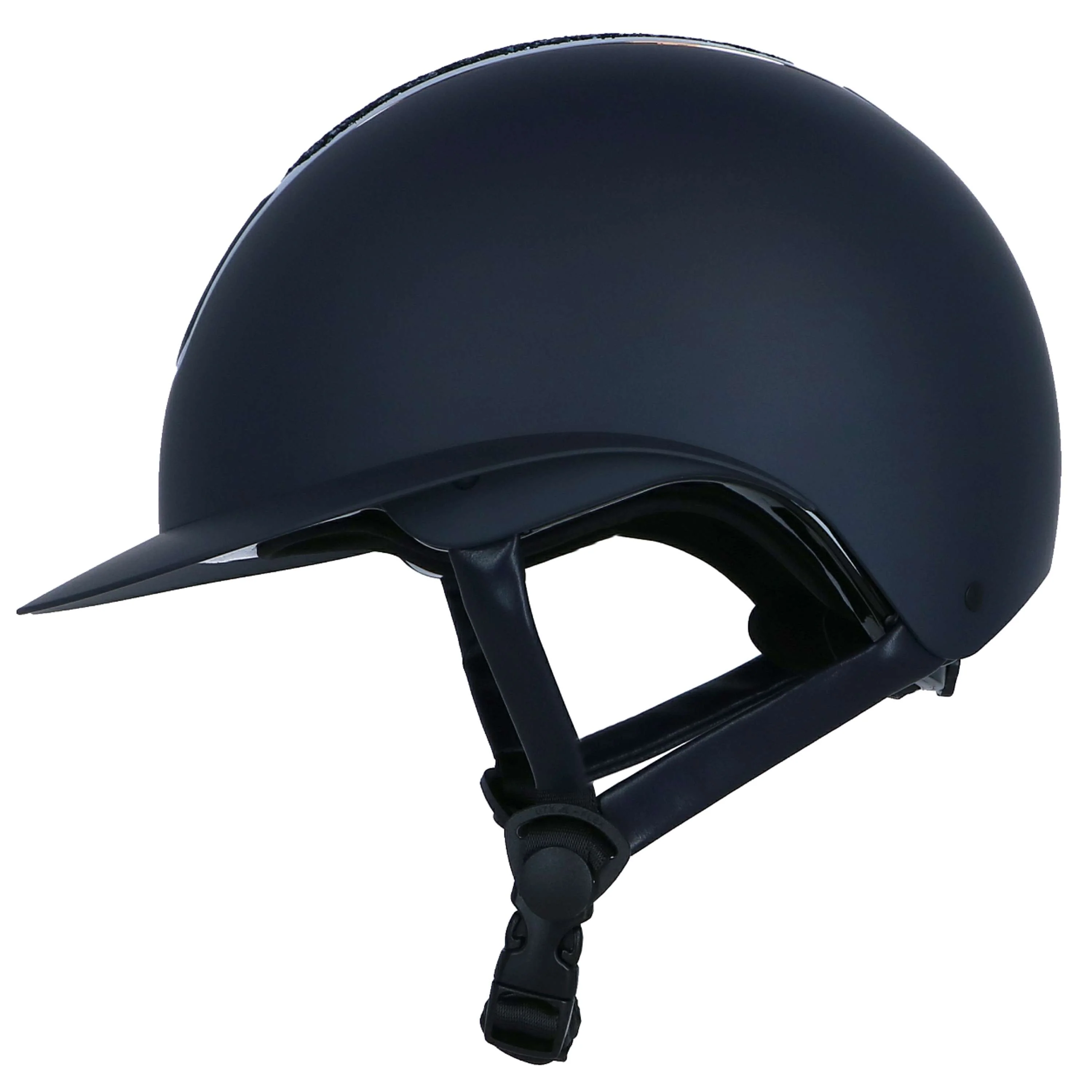 HKM Reithelm Glamour Shield Dunkelblau/Silber - Image 2