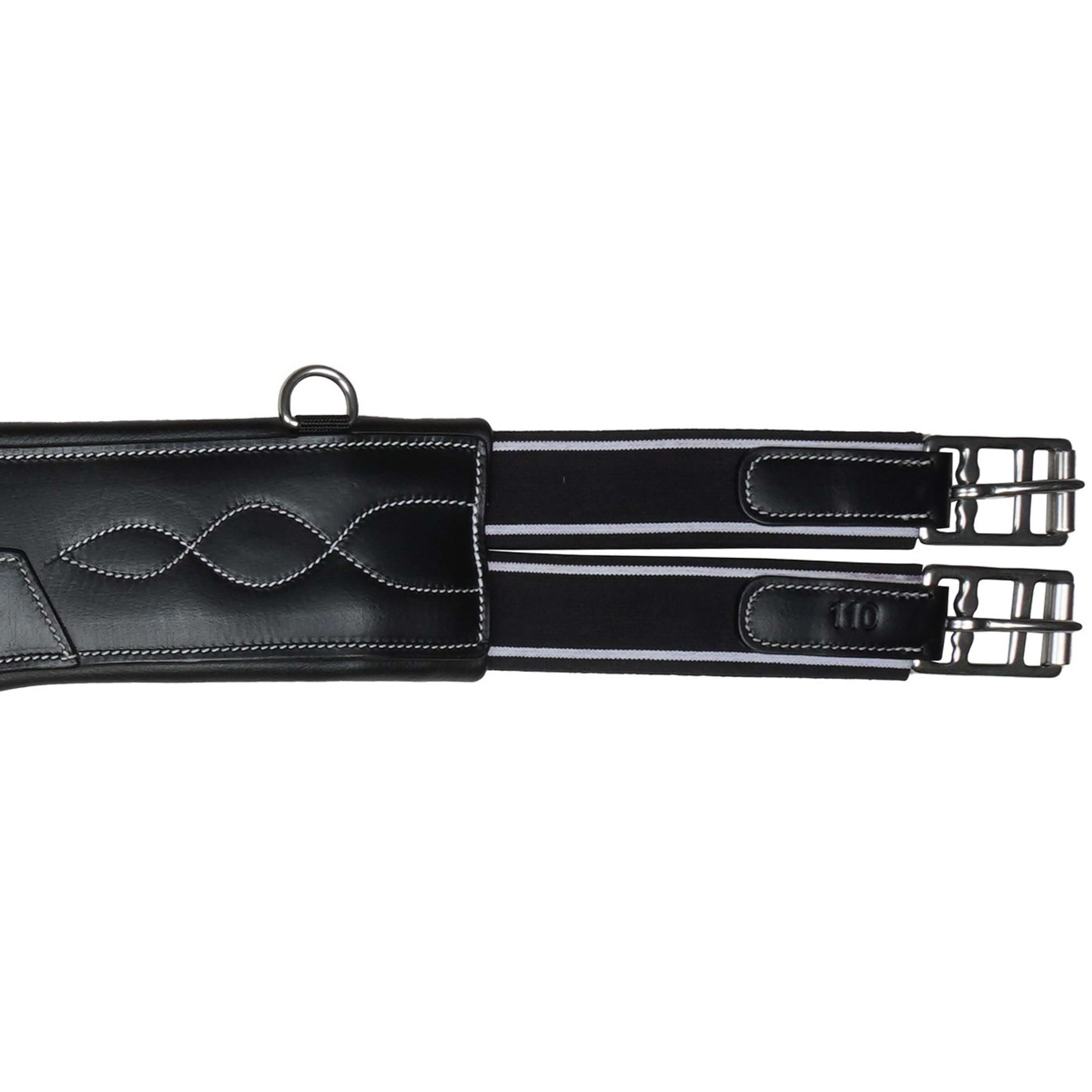 HKM Sattelgurt mit Brustschutz Soft Schwarz - Image 5