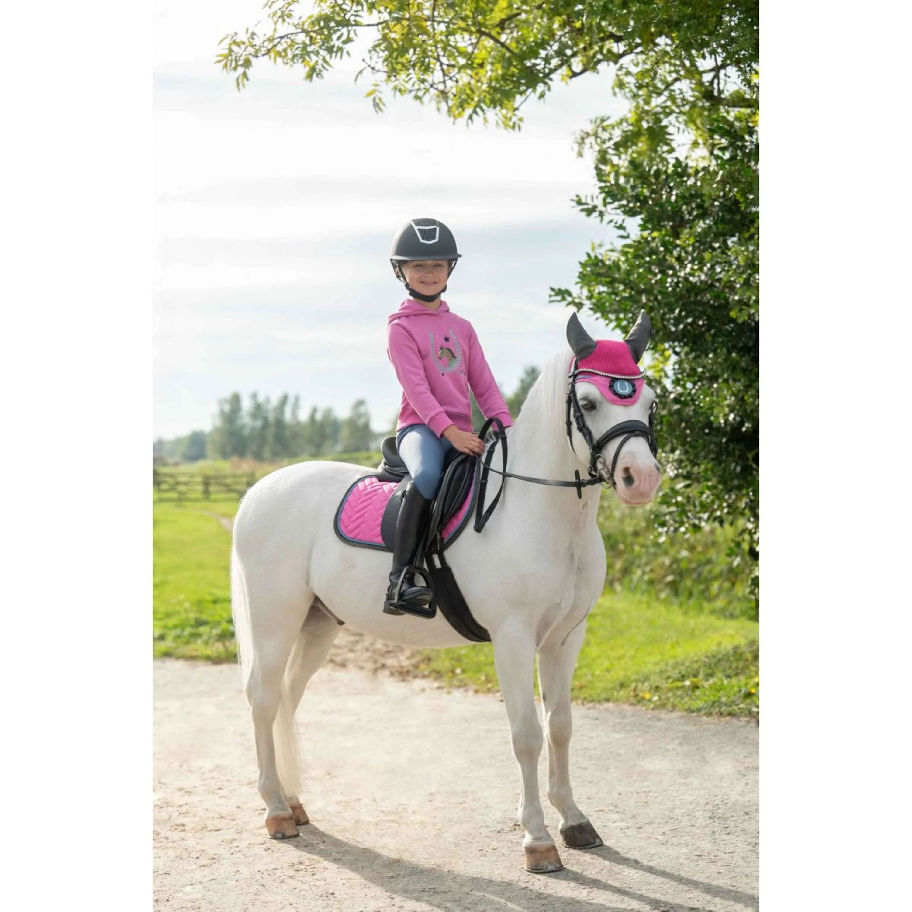 HKM Schabracke Nele Dressur Rosa - Image 8