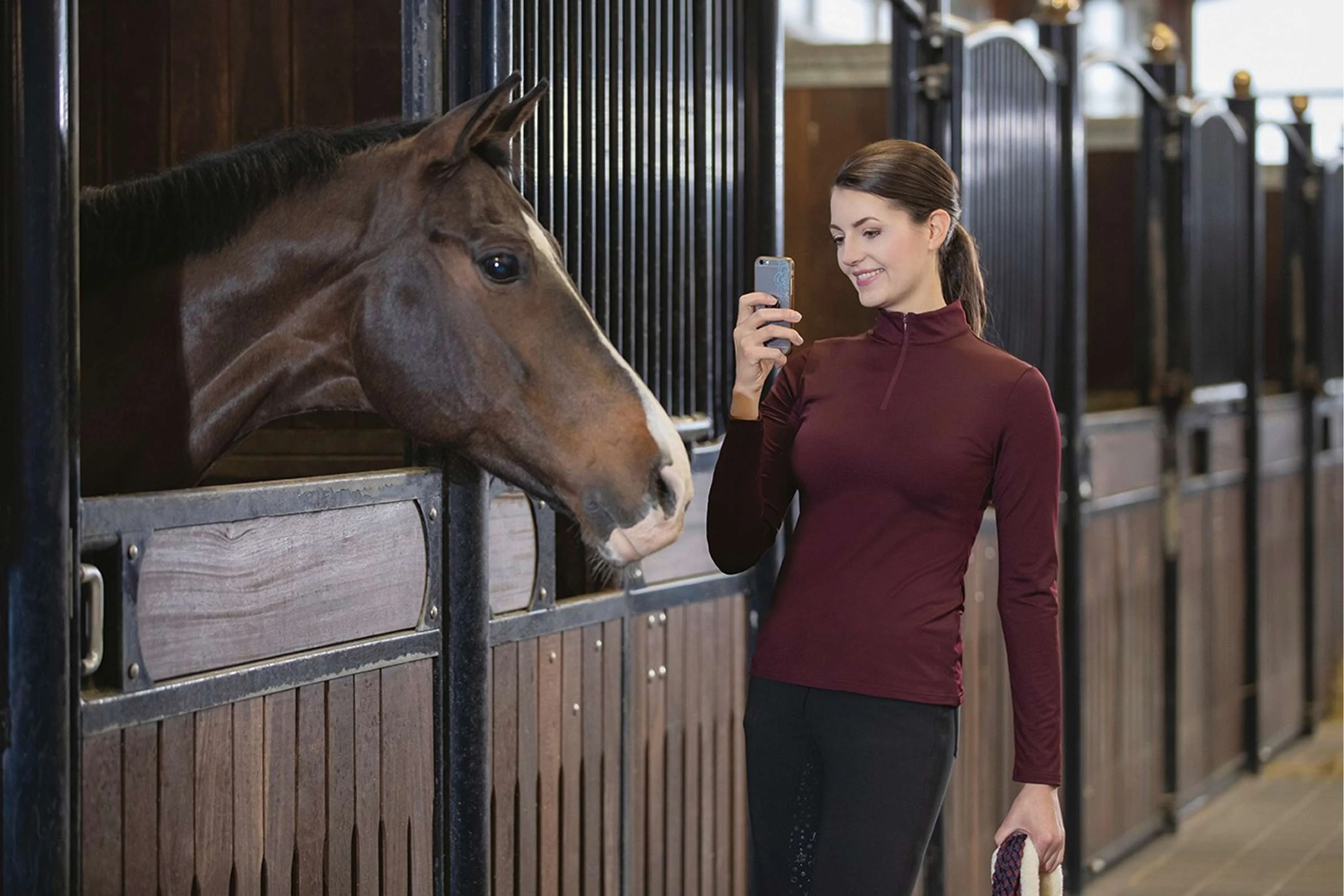 HKM Shirt Basic Schwarz - Image 2