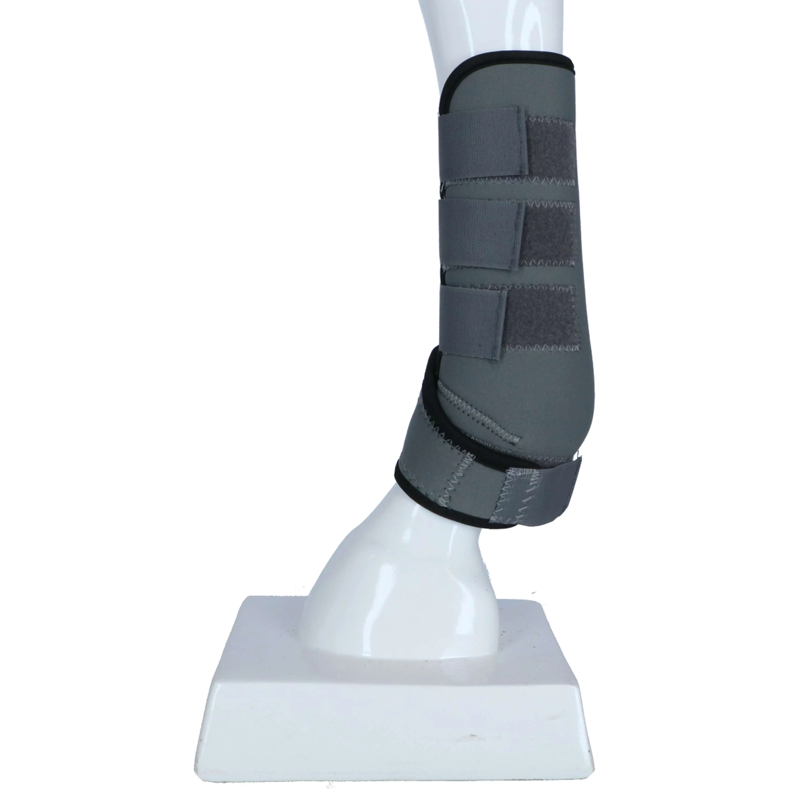 HKM Beinschutz Colour Neopren Grau/Schwarz - Image 4