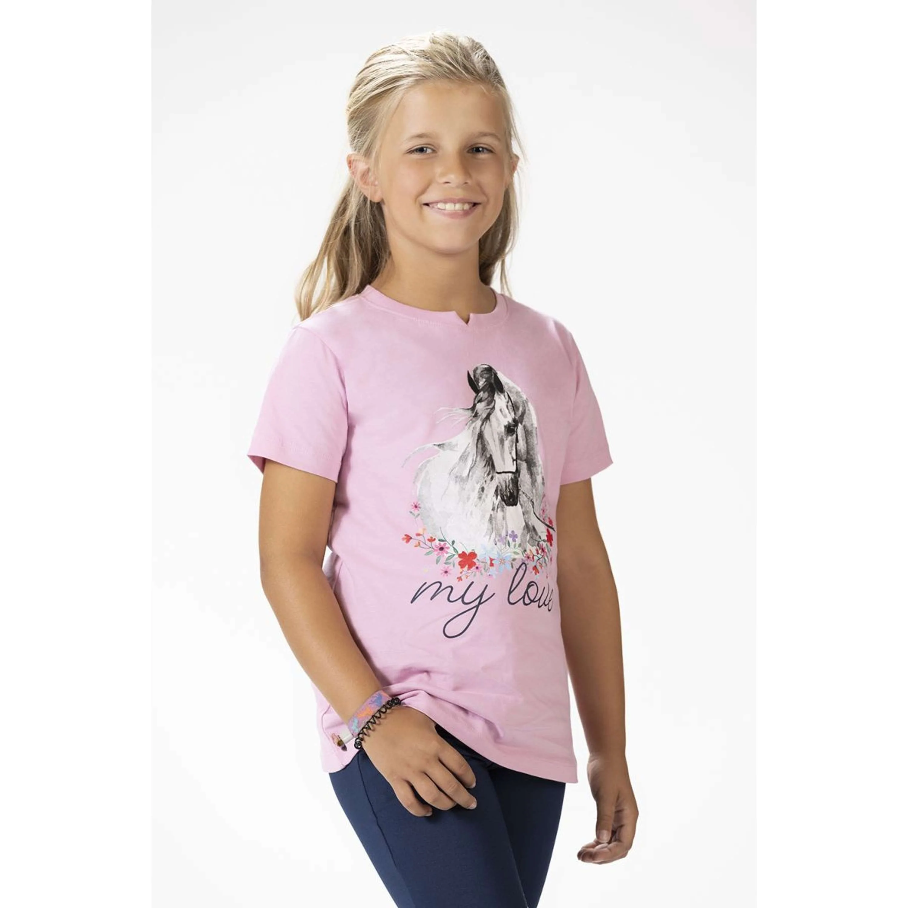 HKM T-Shirt Horse Spirit Rosa - Image 3