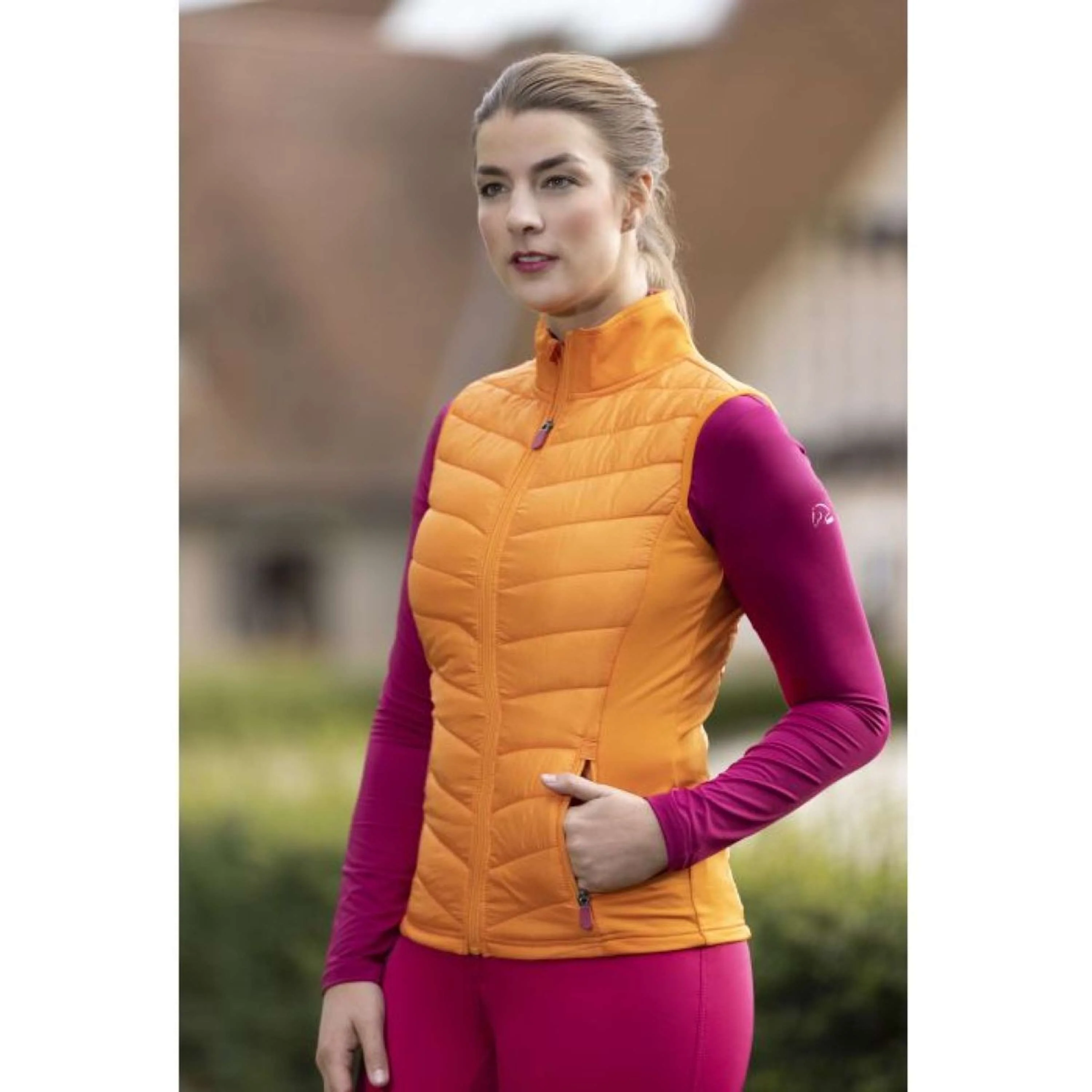 HKM Weste Jersey Basel Orange - Image 2