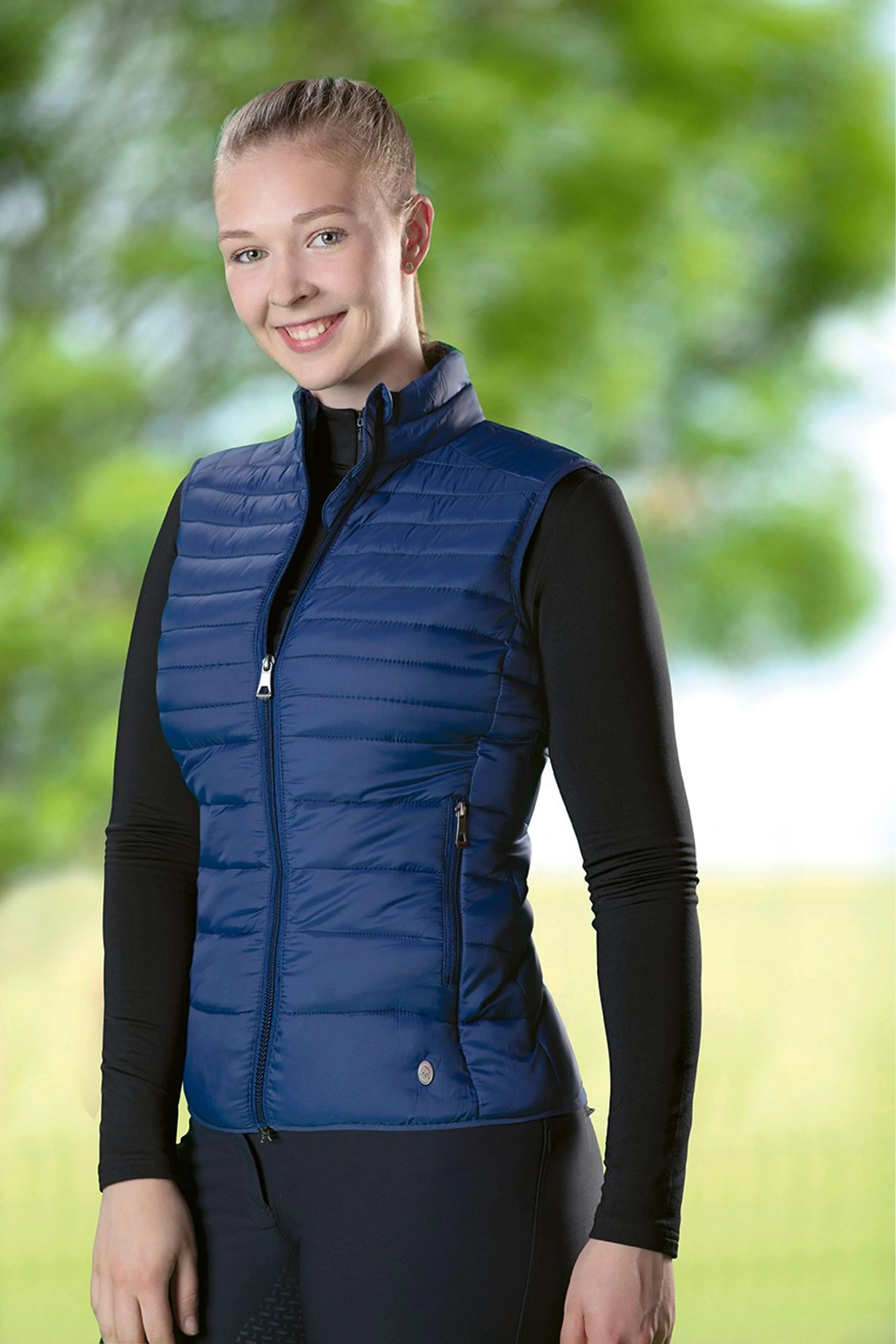 HKM Weste Lena Wattiert Dunkelblau - Image 4