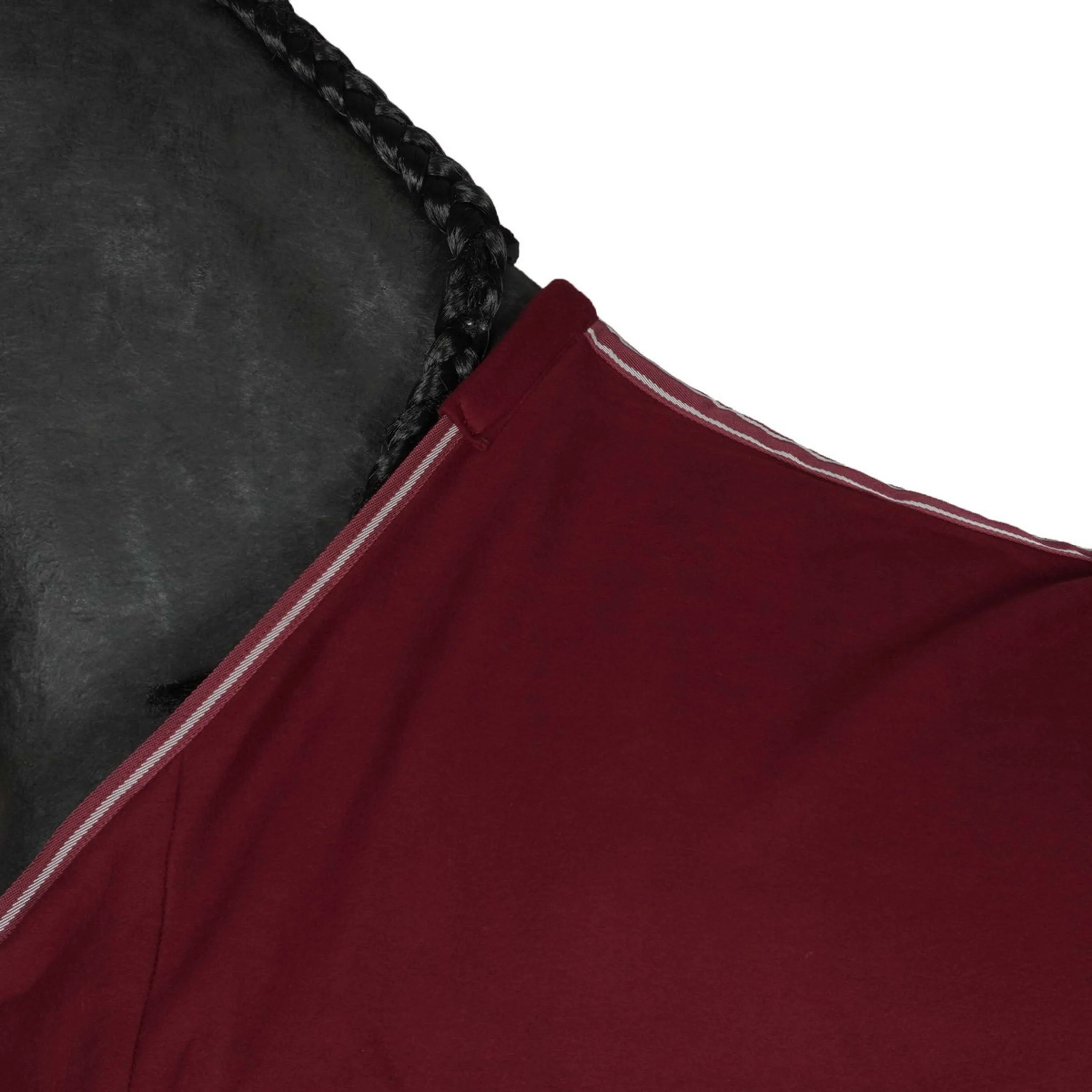 HORKA Abschwitzdecke Economy Fleece Bordeaux - Image 4
