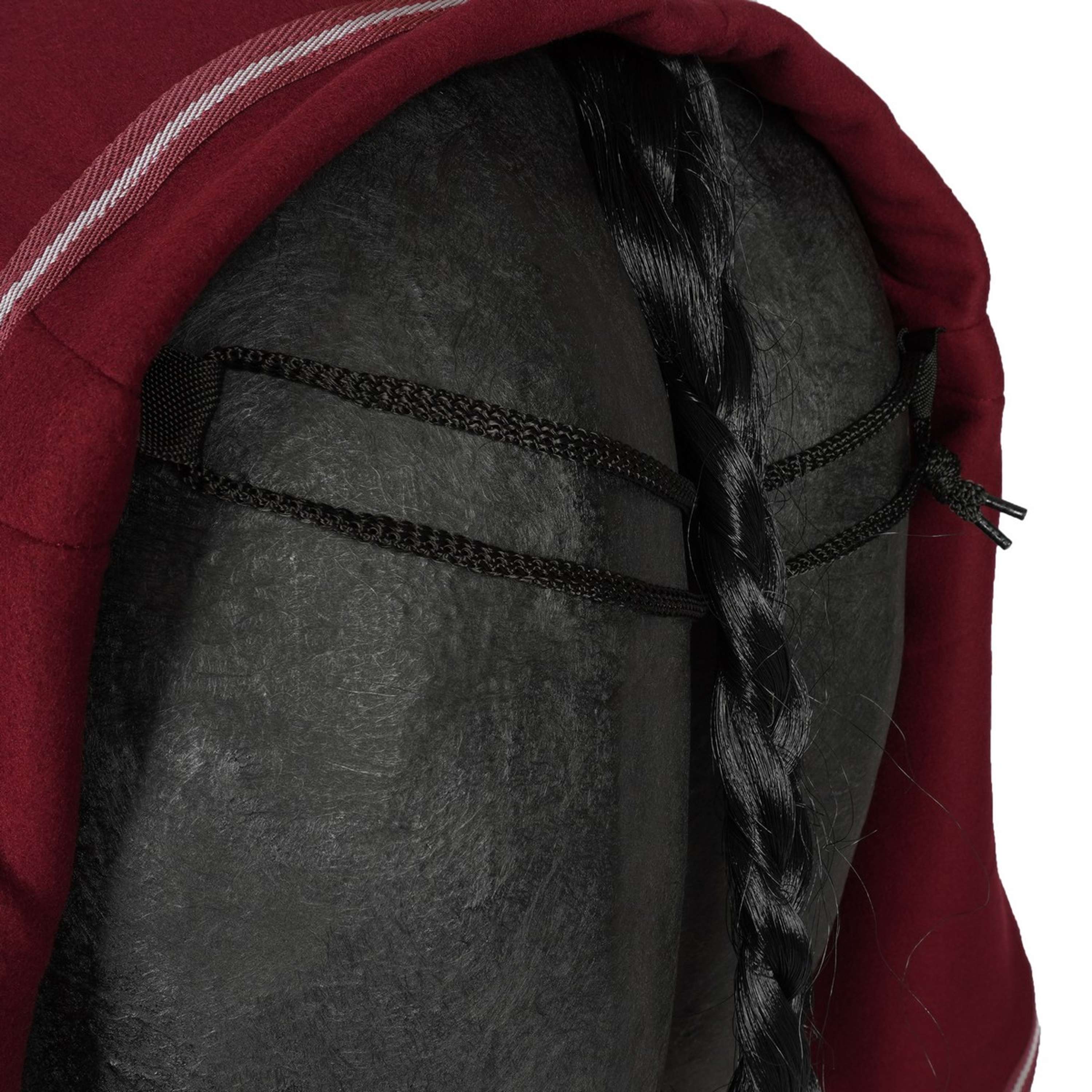 HORKA Abschwitzdecke Economy Fleece Bordeaux - Image 5