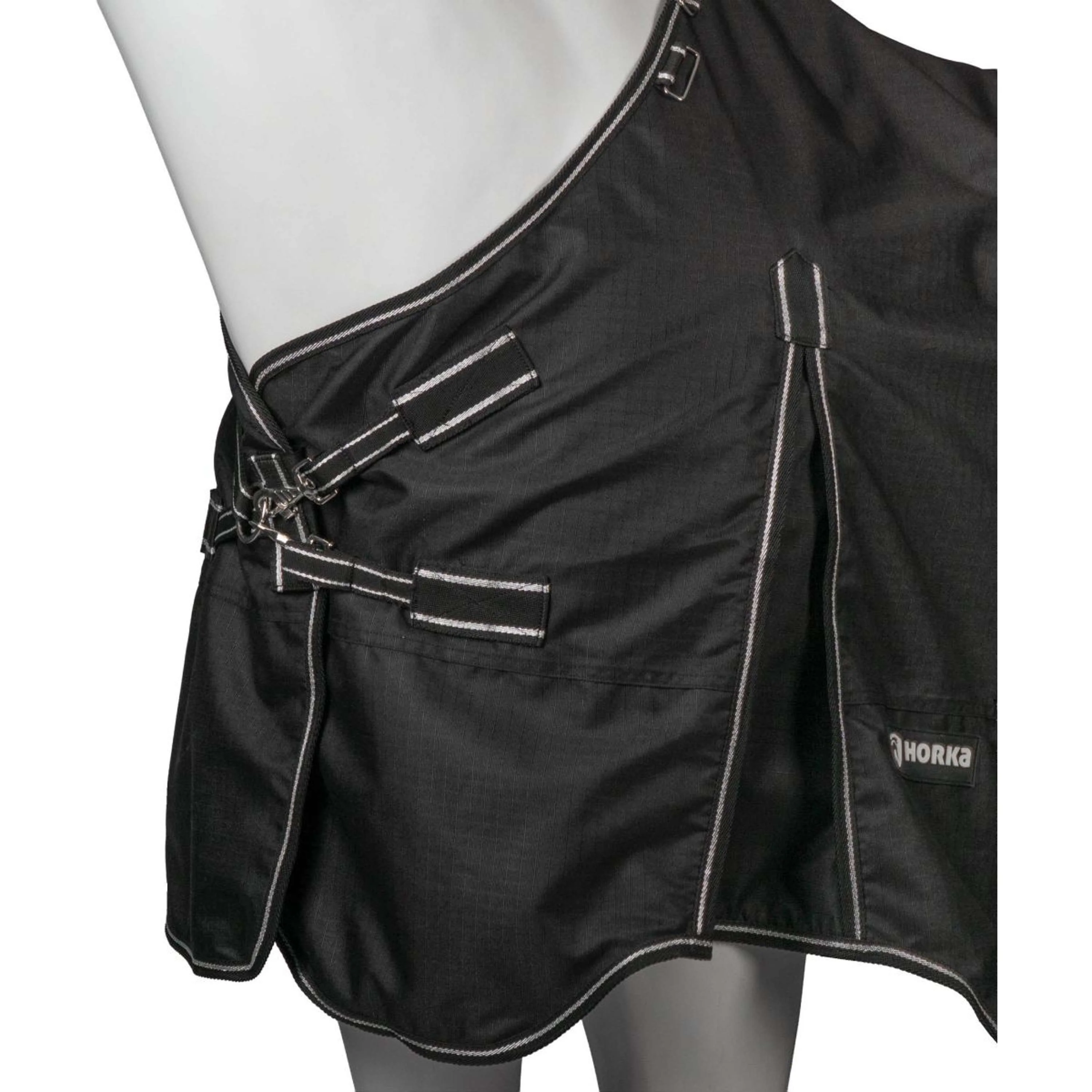 HORKA Outdoordecke Turi 50g Schwarz/Silber - Image 3
