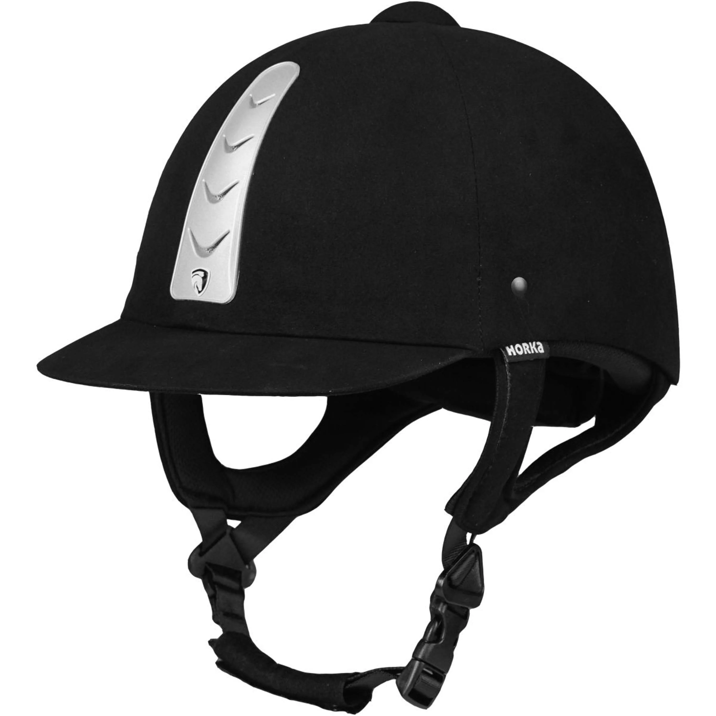 HORKA Reithelm Hawk Leder Schwarz - Image 3