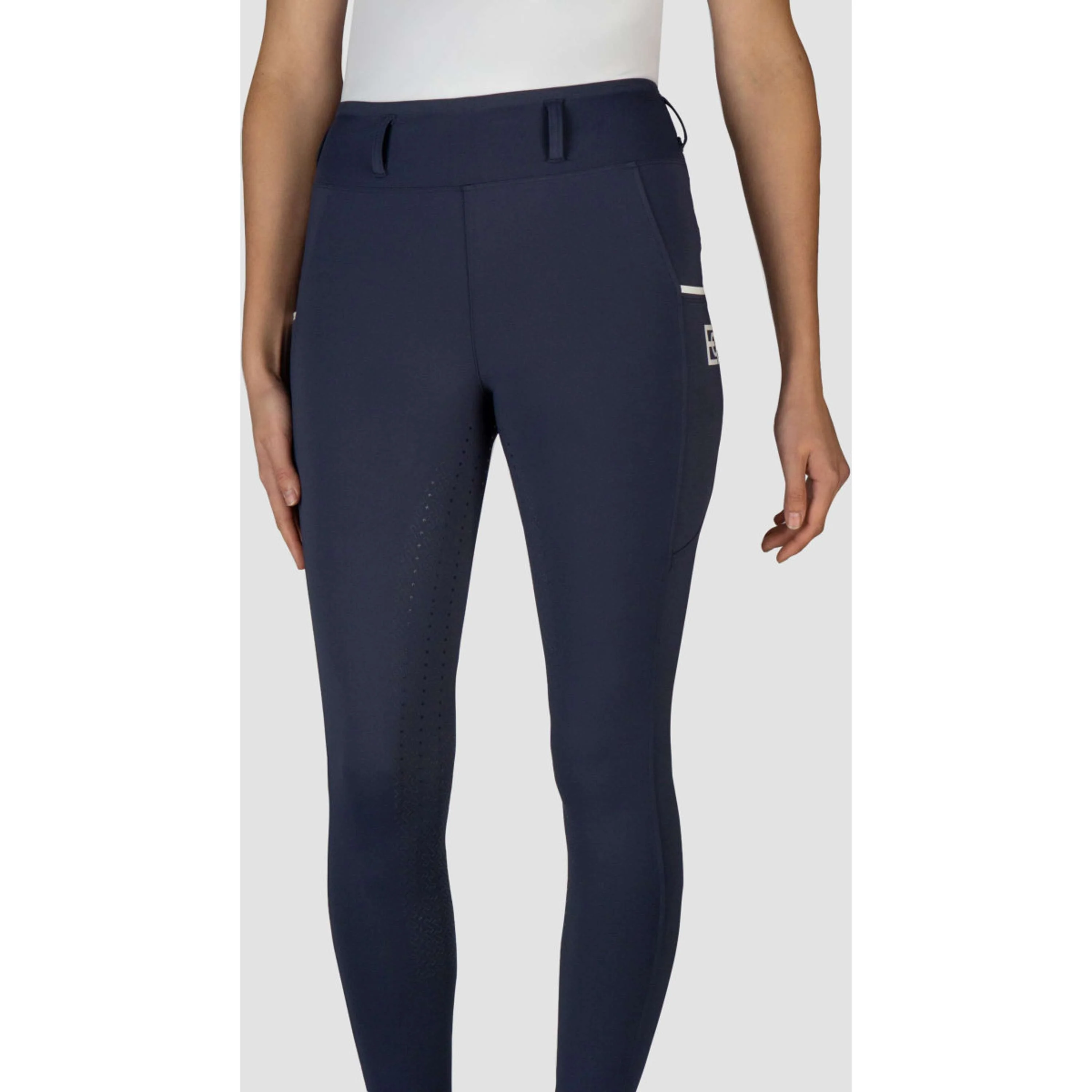 EQPRO Reitleggings Sofia Full Grip Navy Blue - Image 5