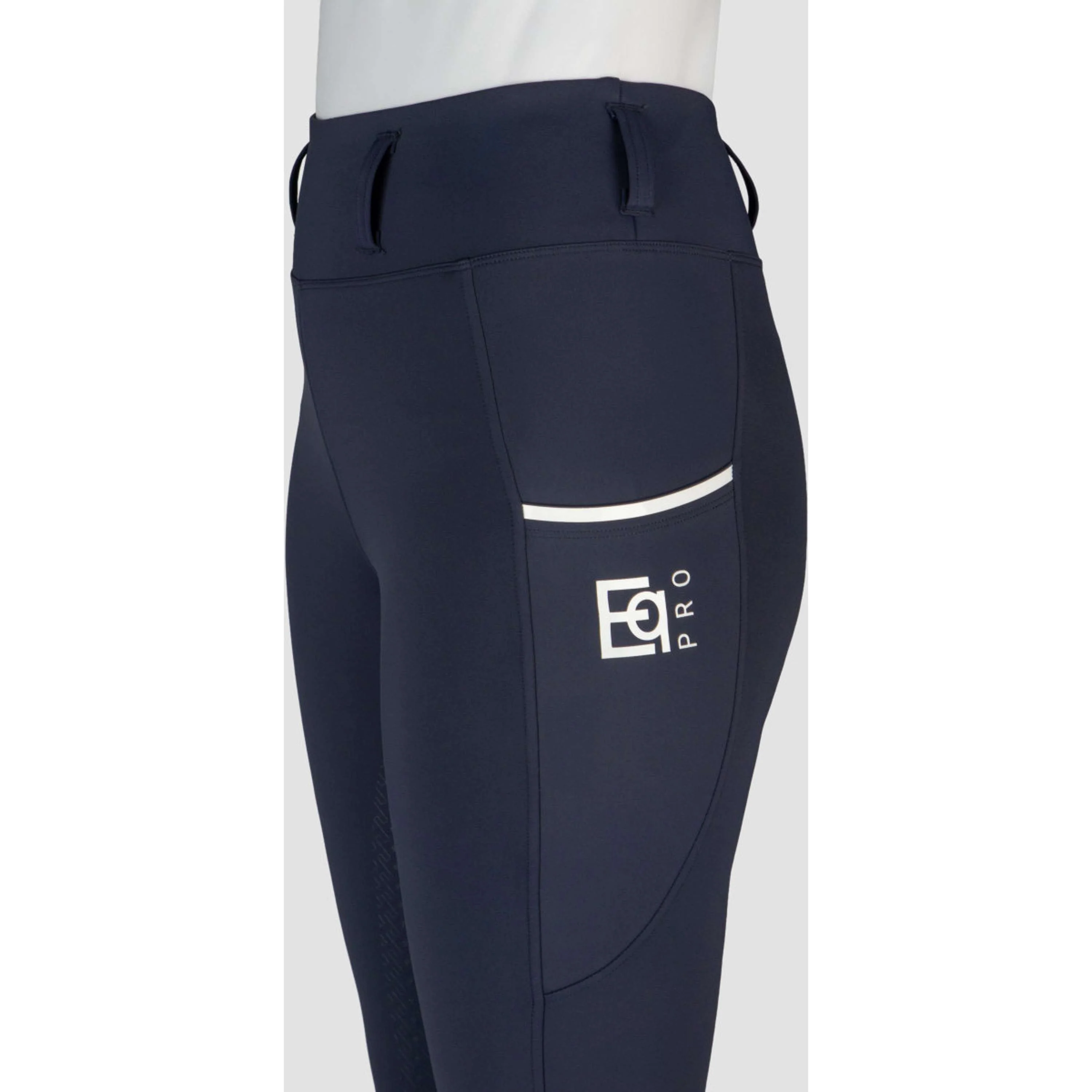 EQPRO Reitleggings Sofia Full Grip Navy Blue - Image 6