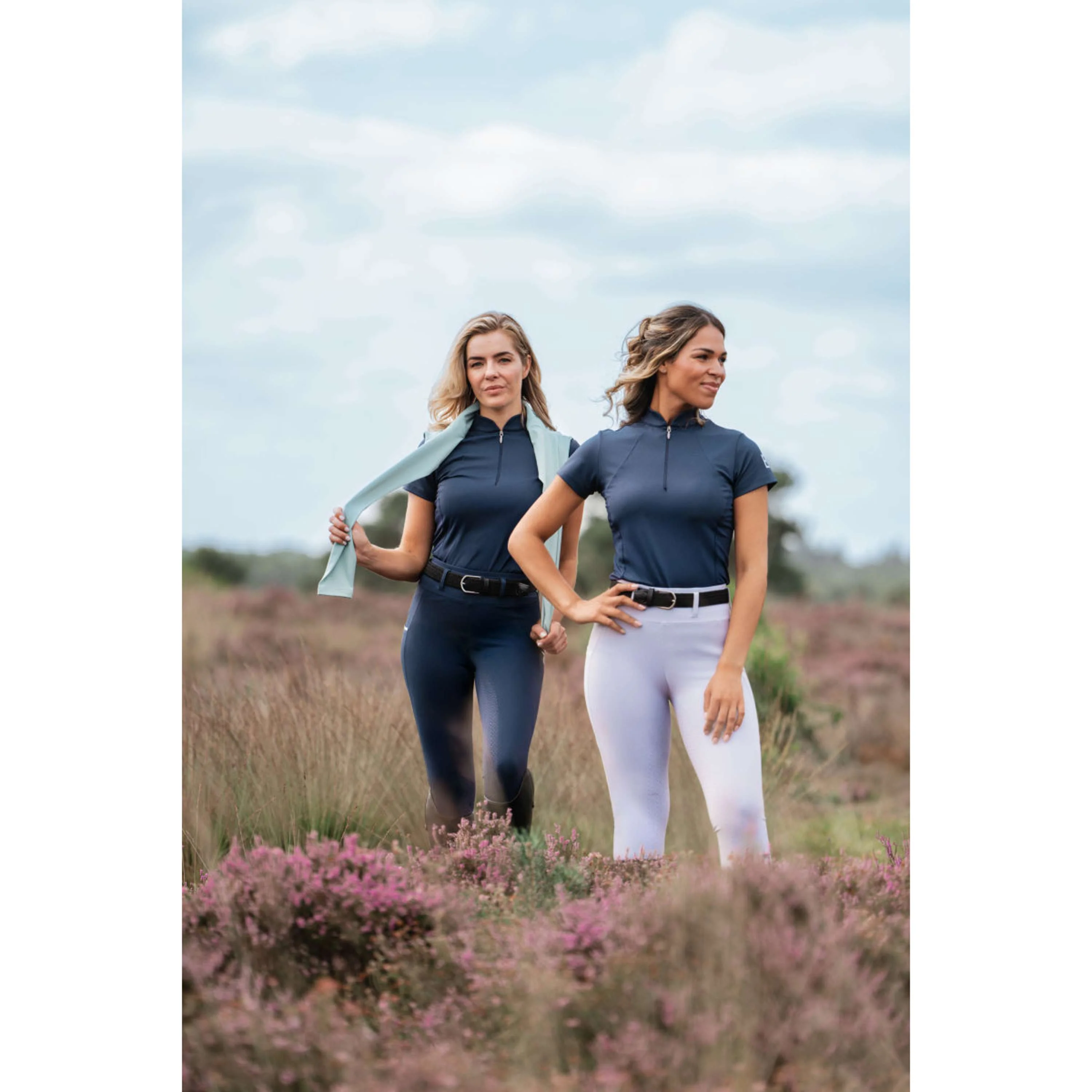 EQPRO Reitleggings Sofia Full Grip Navy Blue - Image 8