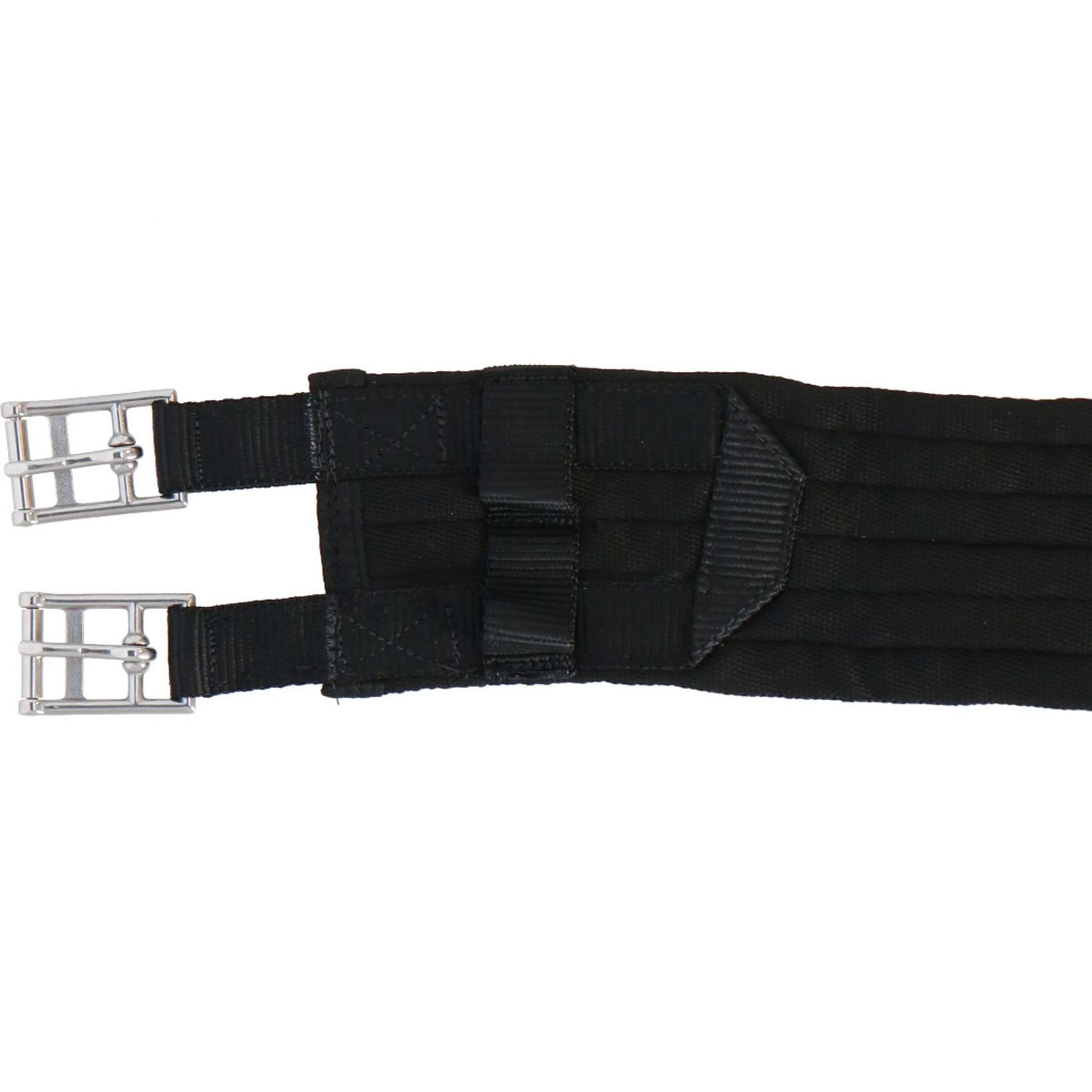 HORKA Sattelgurt Poly Rib Vielseitig Schwarz/Silber - Image 3