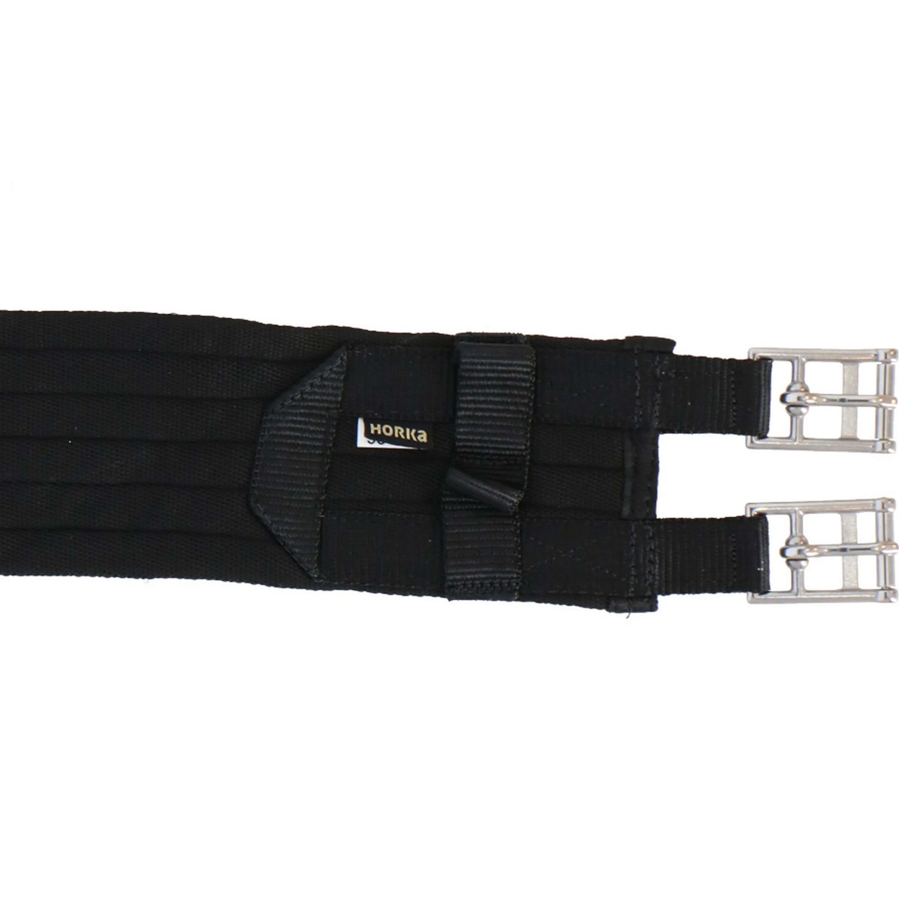 HORKA Sattelgurt Poly Rib Vielseitig Schwarz/Silber - Image 5