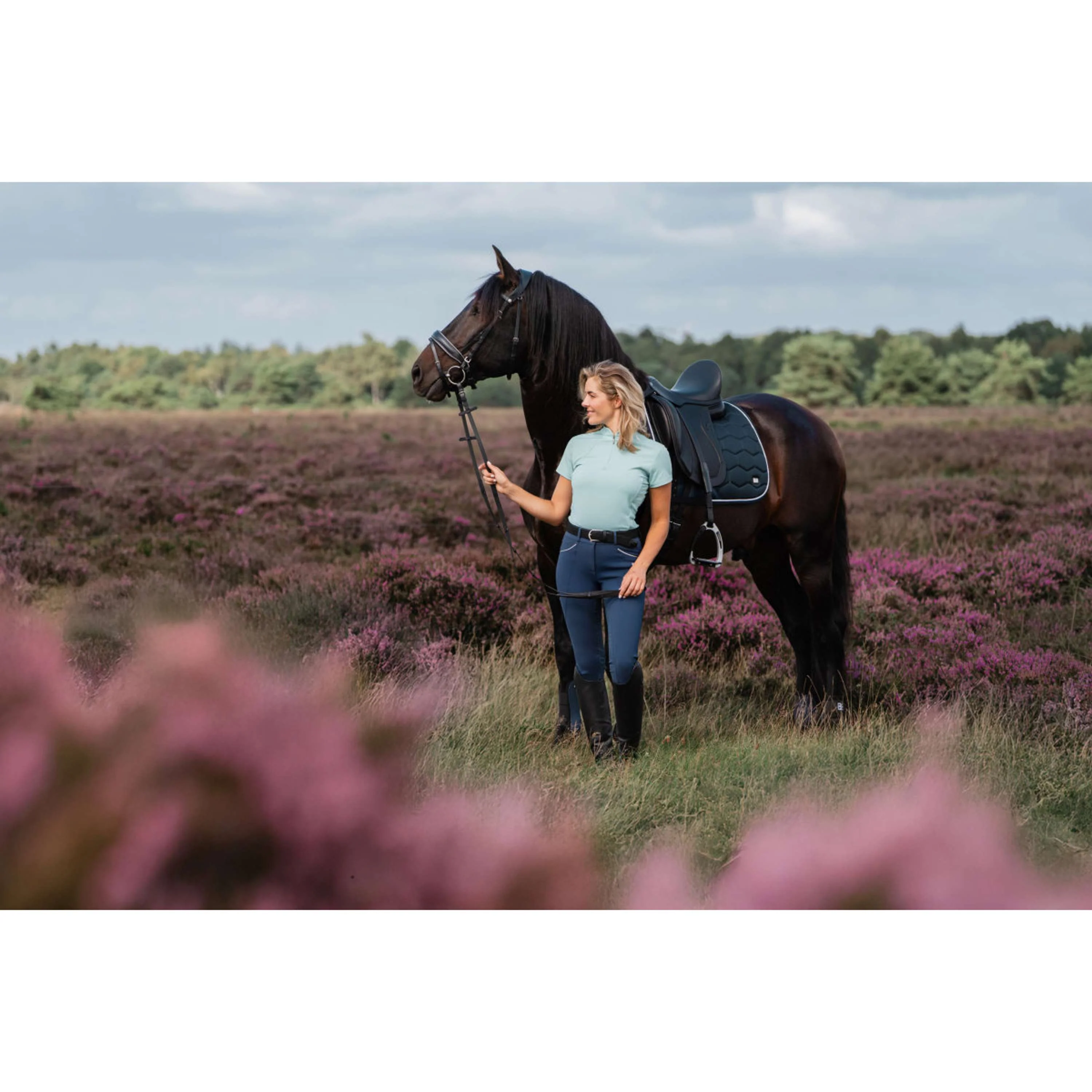 EQPRO Trainingsshirt Madeline Blue Reef - Image 2