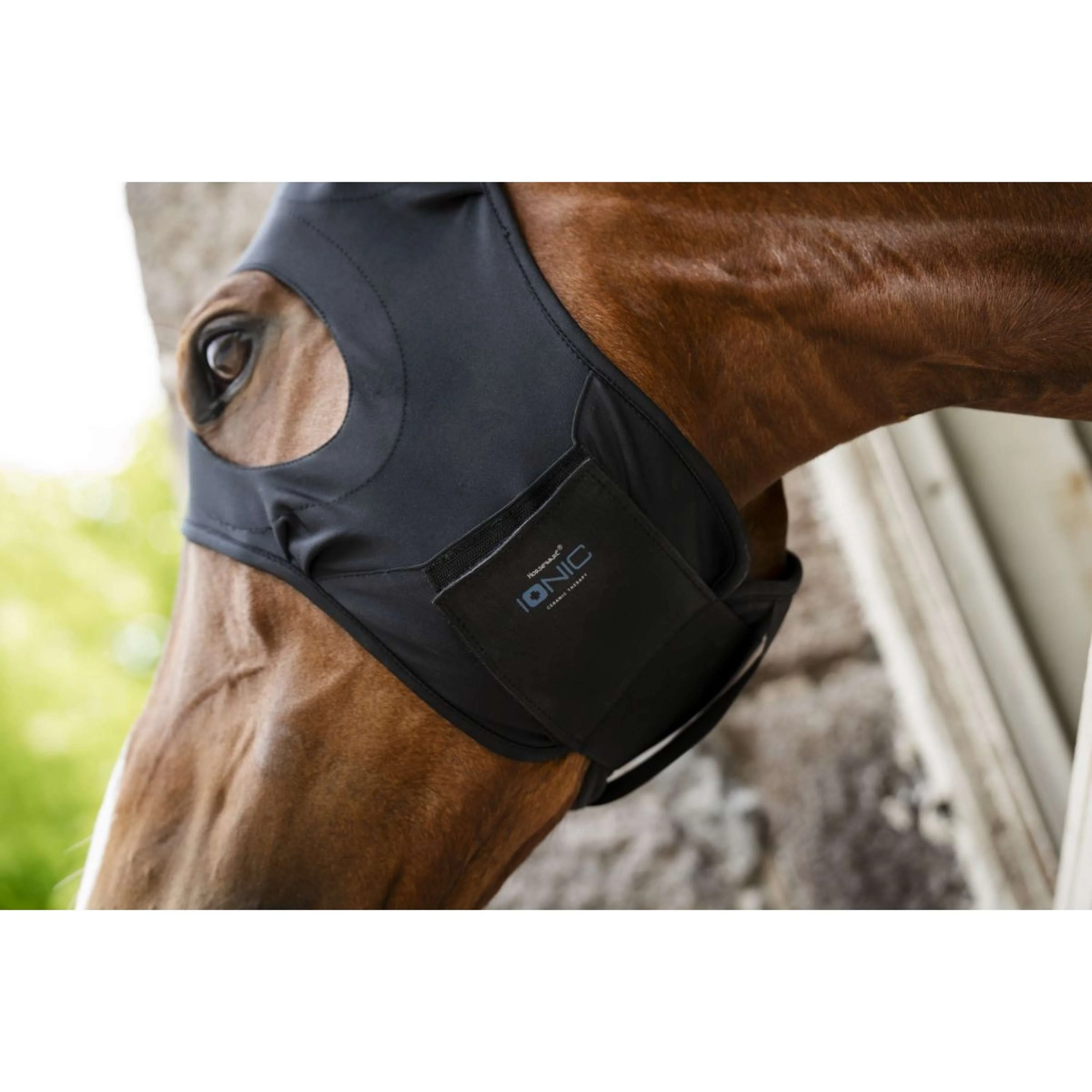 Horseware Calming Face Mask Ionic Schwarz - Image 8