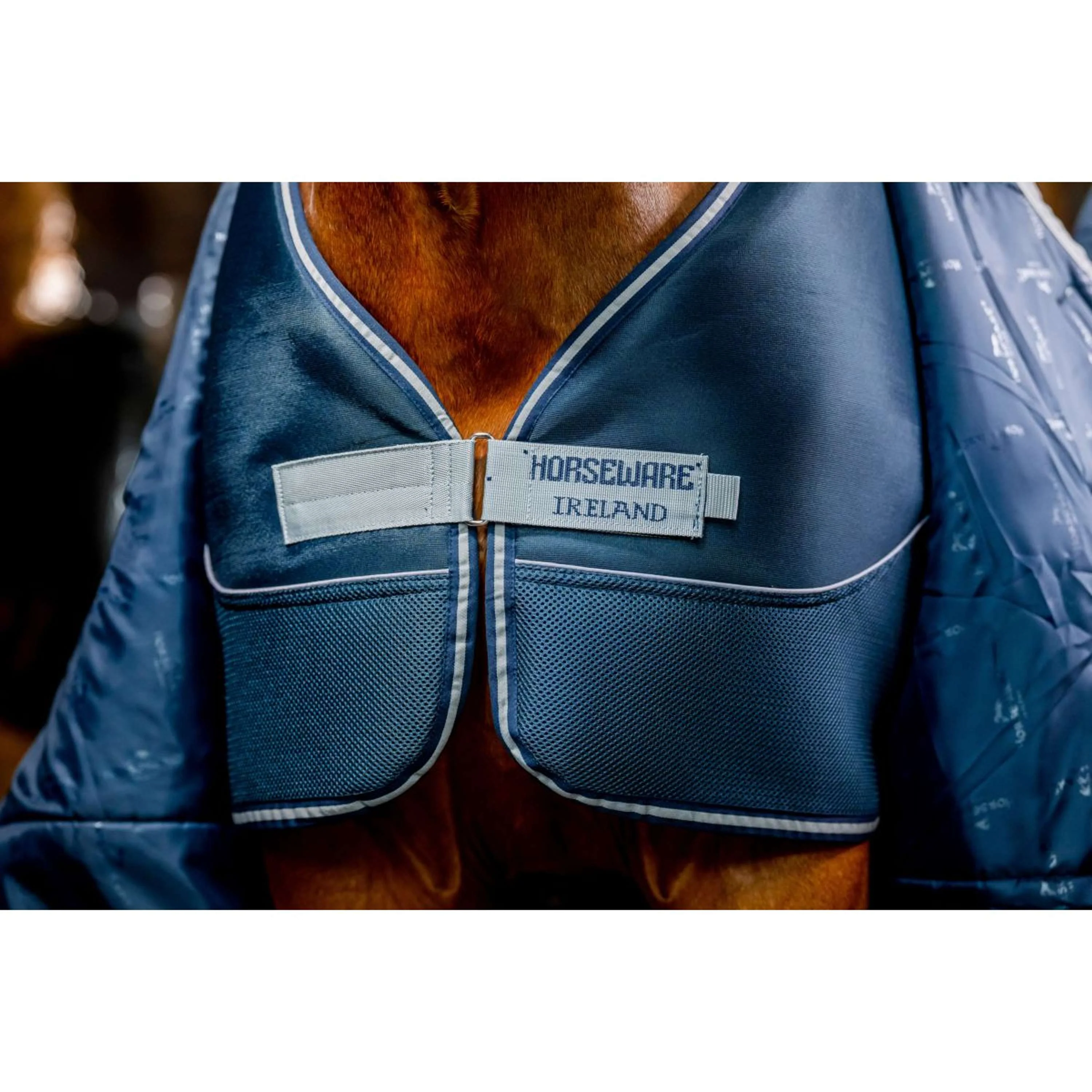 Horseware Dry Liner Navy/Silber - Image 3