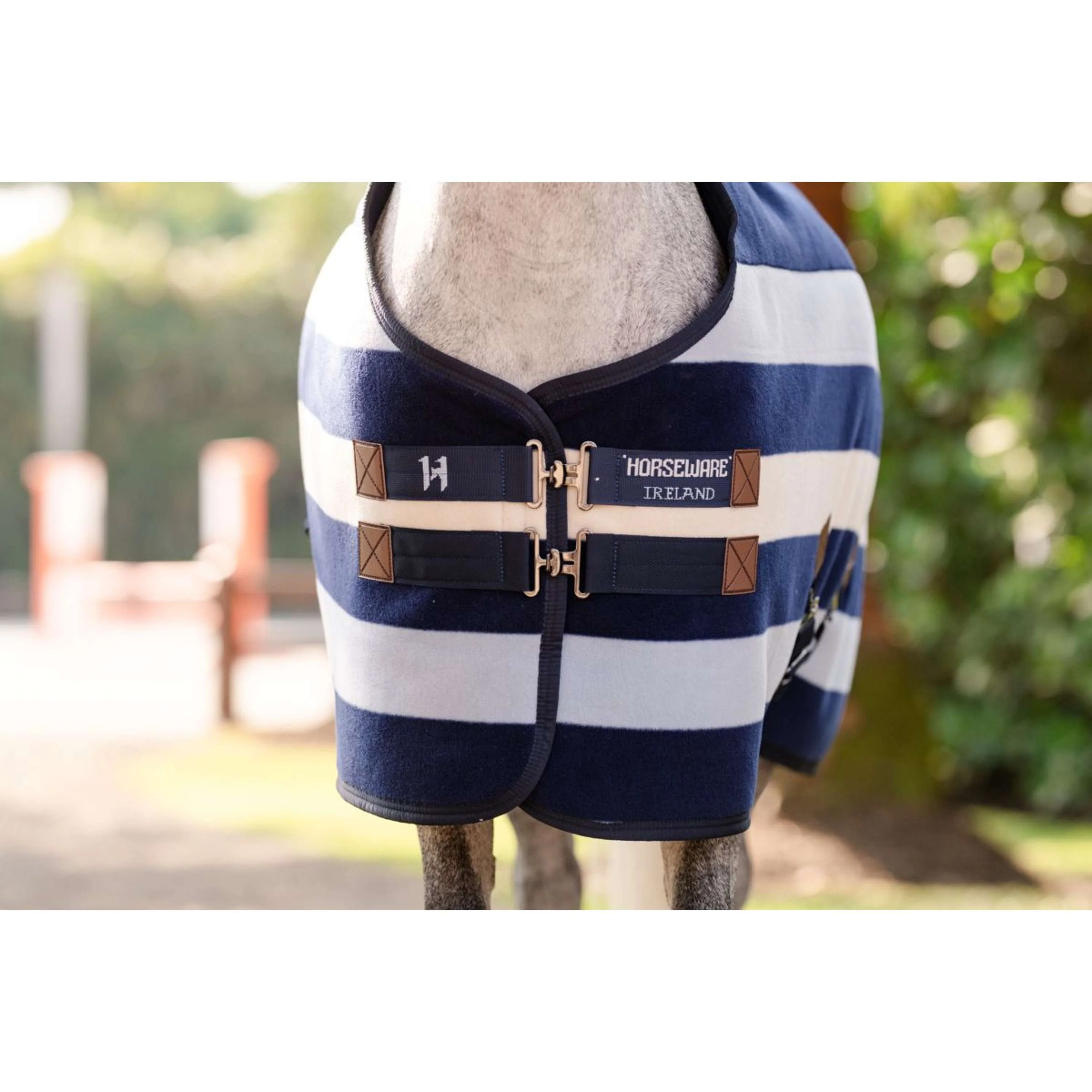 Horseware Fleece Cooler Newmarket Pony Witney Navy - Image 5