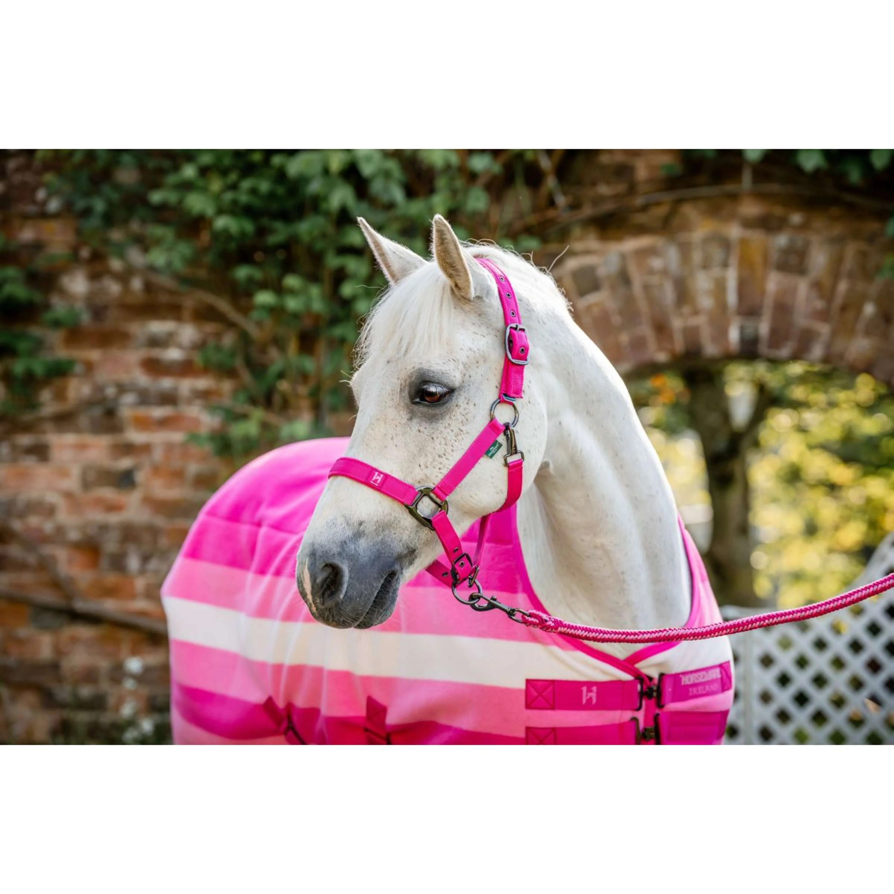 Horseware Fleece Cooler Newmarket Pony Witney Pink - Image 2