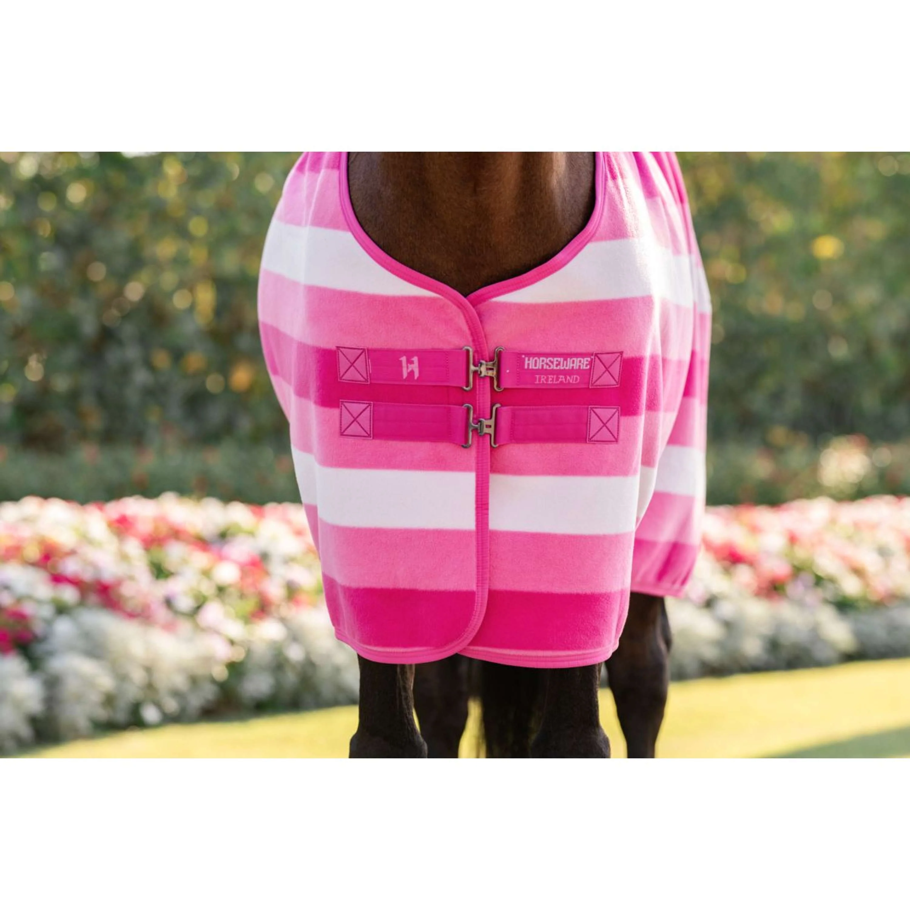 Horseware Fleece Cooler Newmarket Pony Witney Pink - Image 5