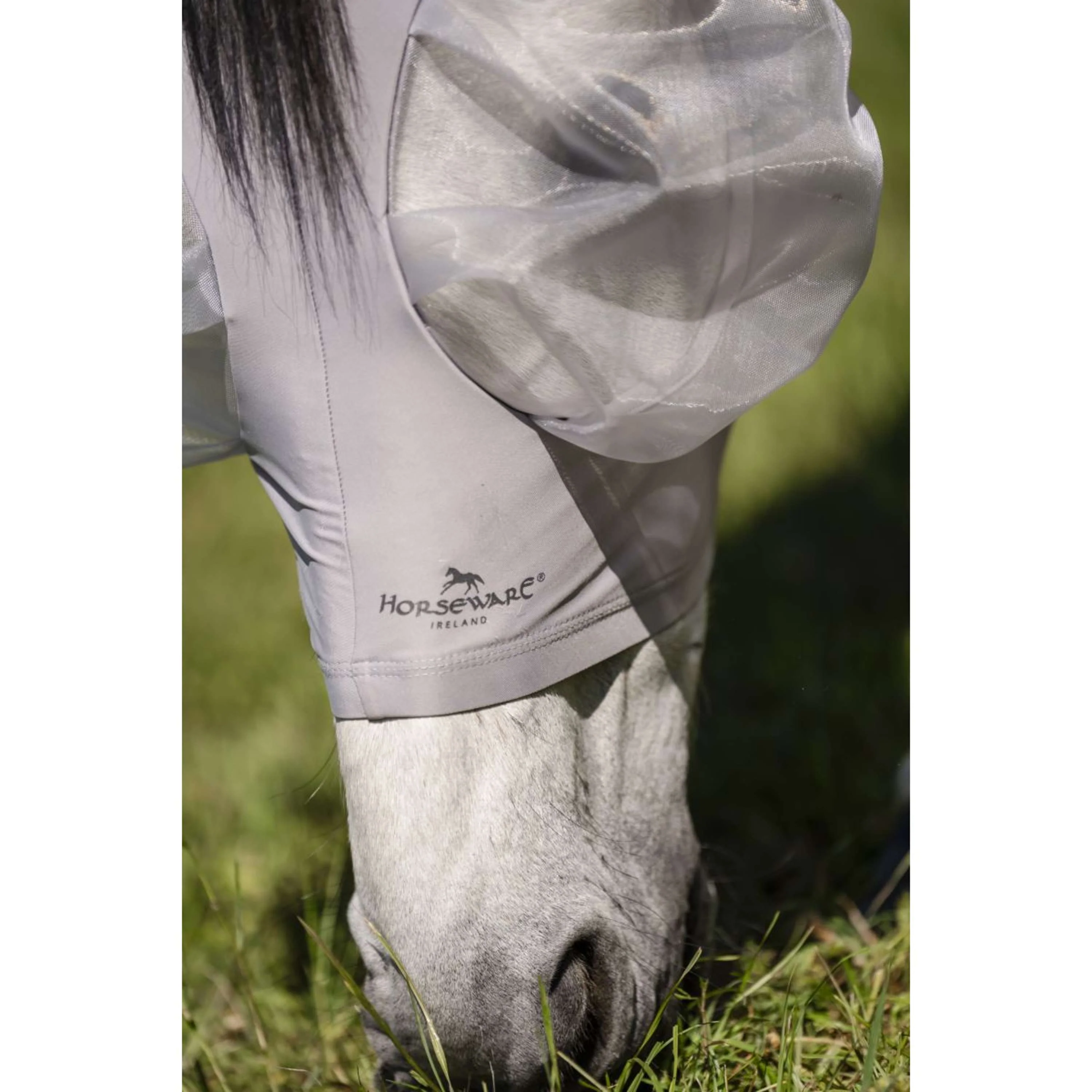 Horseware Fly Mask Defense Silver/Silver - Image 5