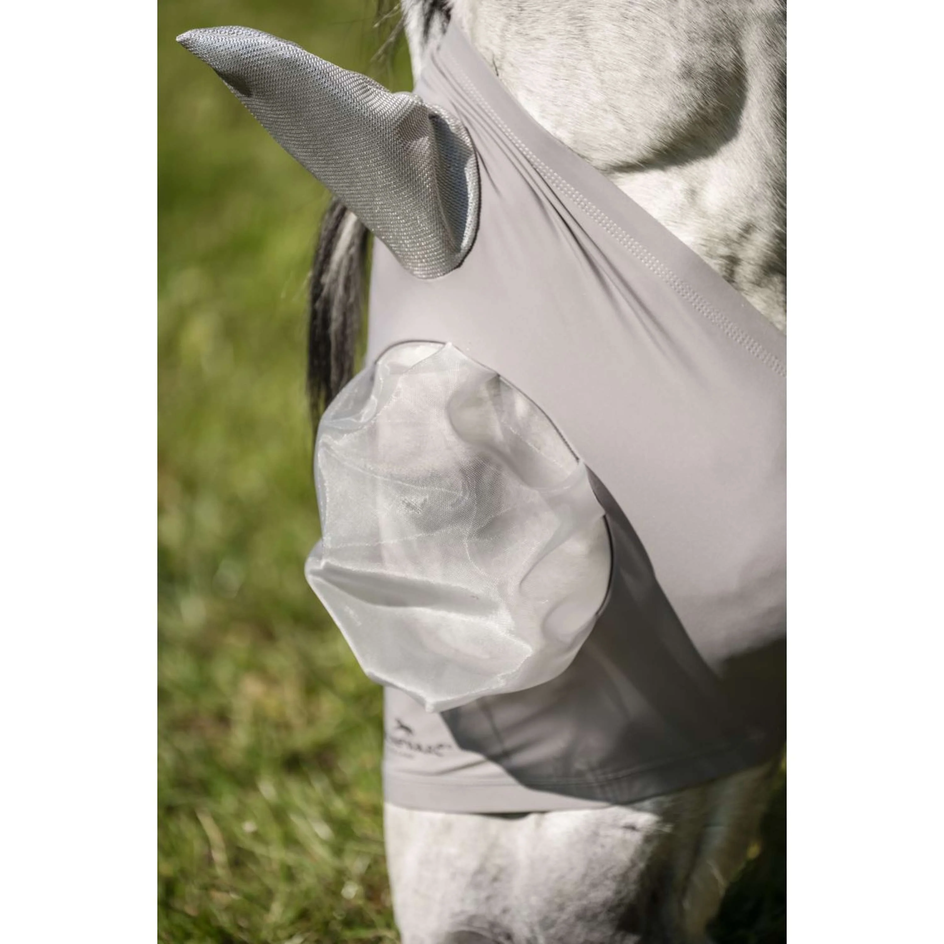 Horseware Fly Mask Defense Silver/Silver - Image 7