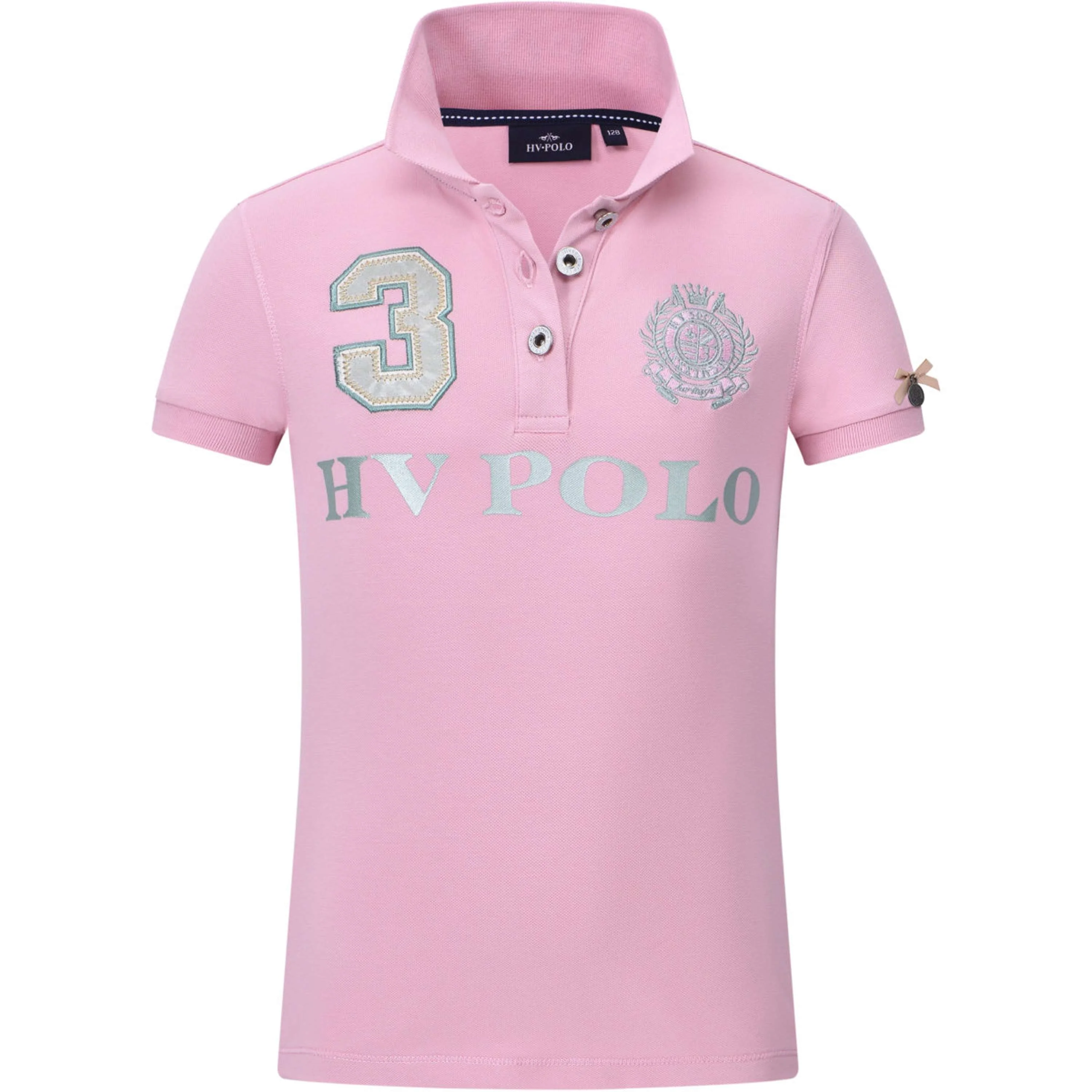 HV Polo Polo Shirt Favouritas EQ Kids Pretty Pink