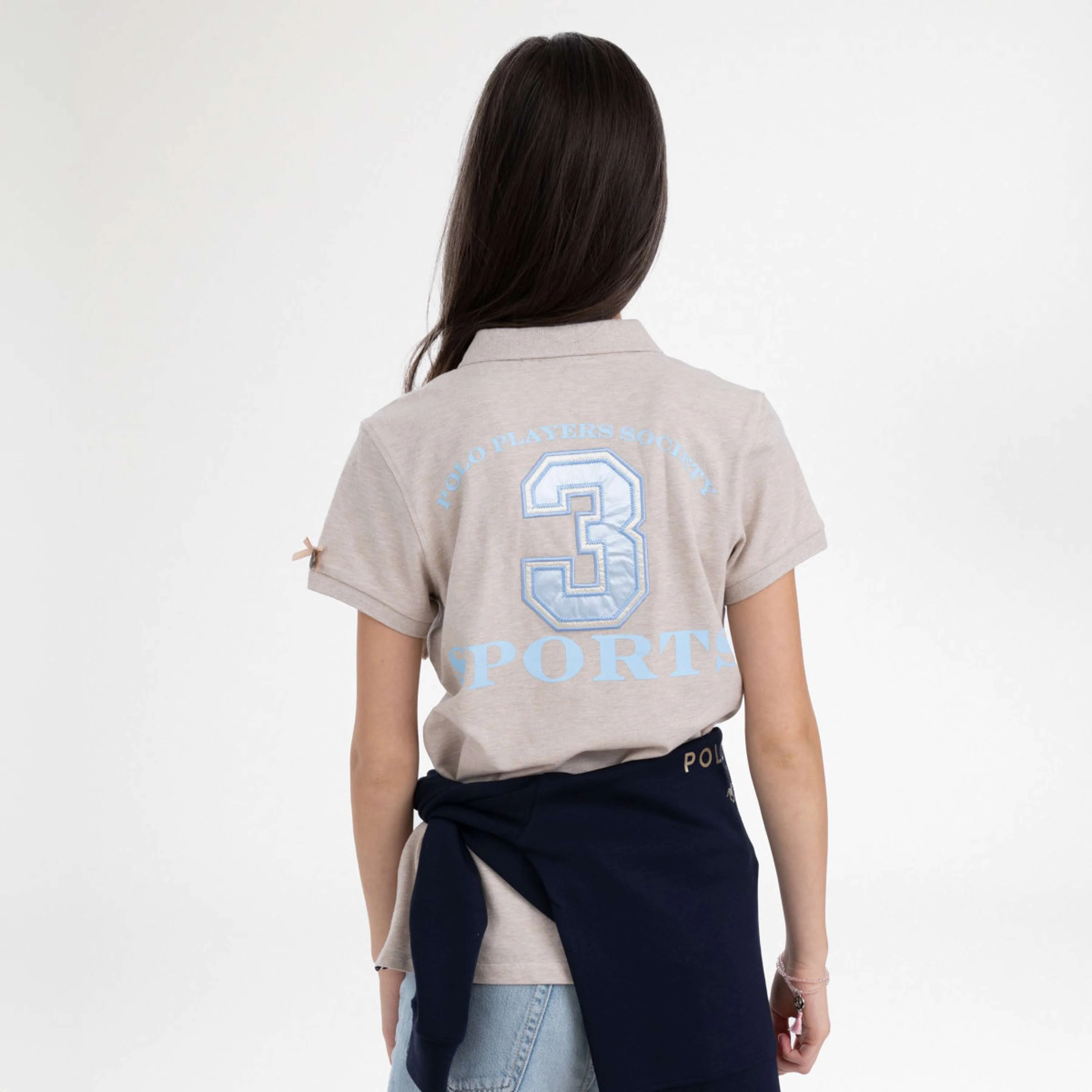 HV Polo Polo Shirt Favouritas EQ Natural Heather - Image 3